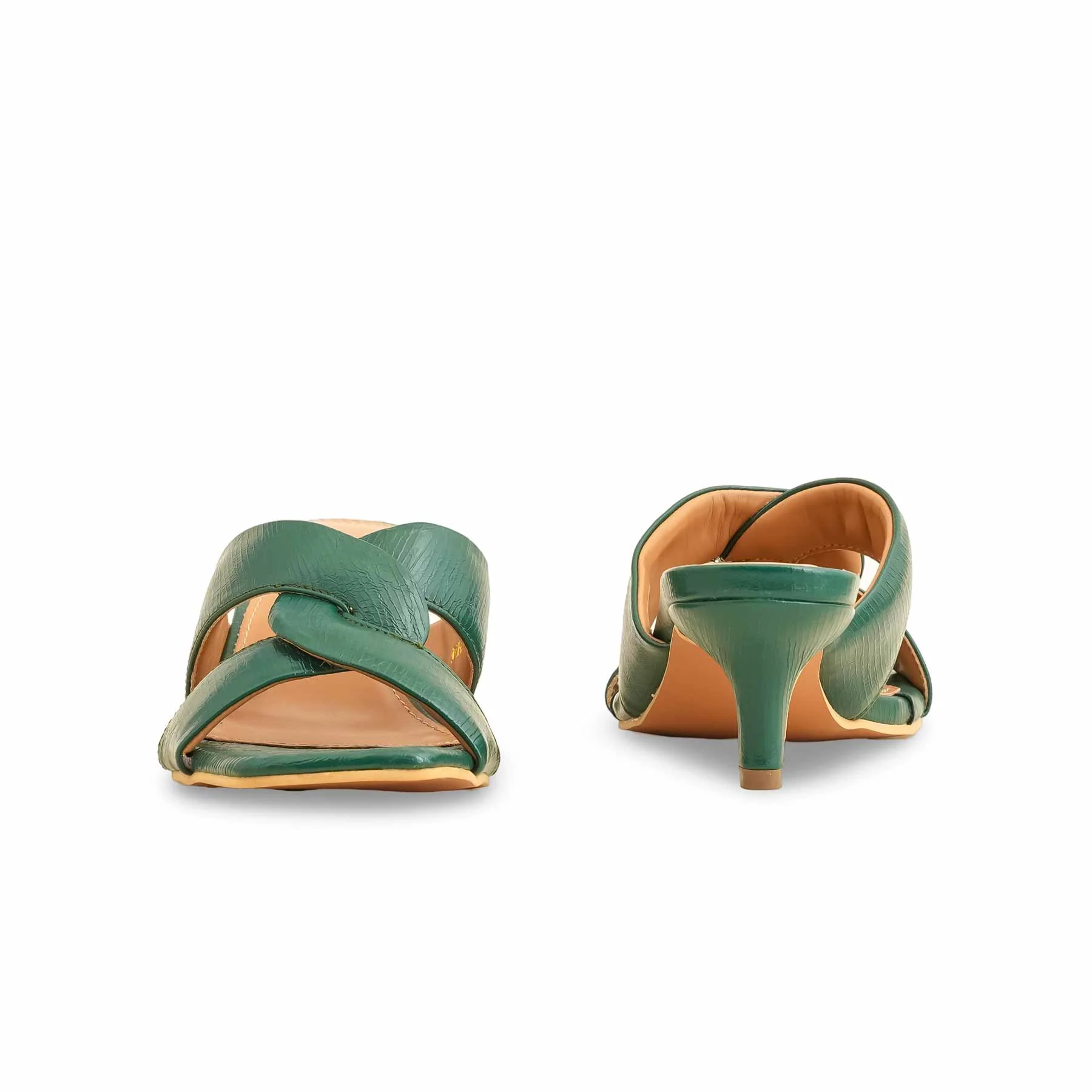 Green Formal Slipper For Women FR8321 - Image 4