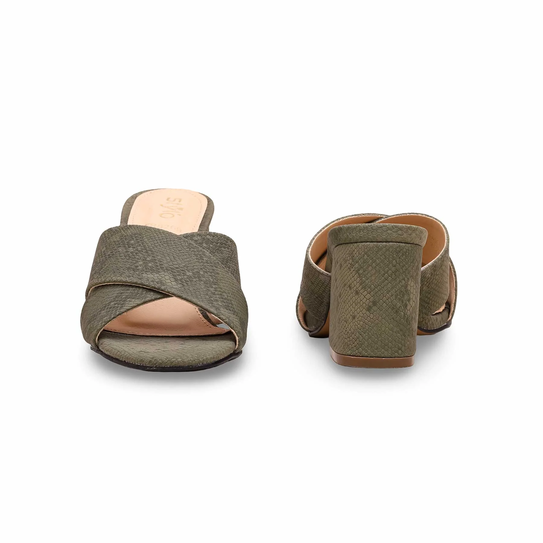 Green Formal Slipper FR8269 - Image 3