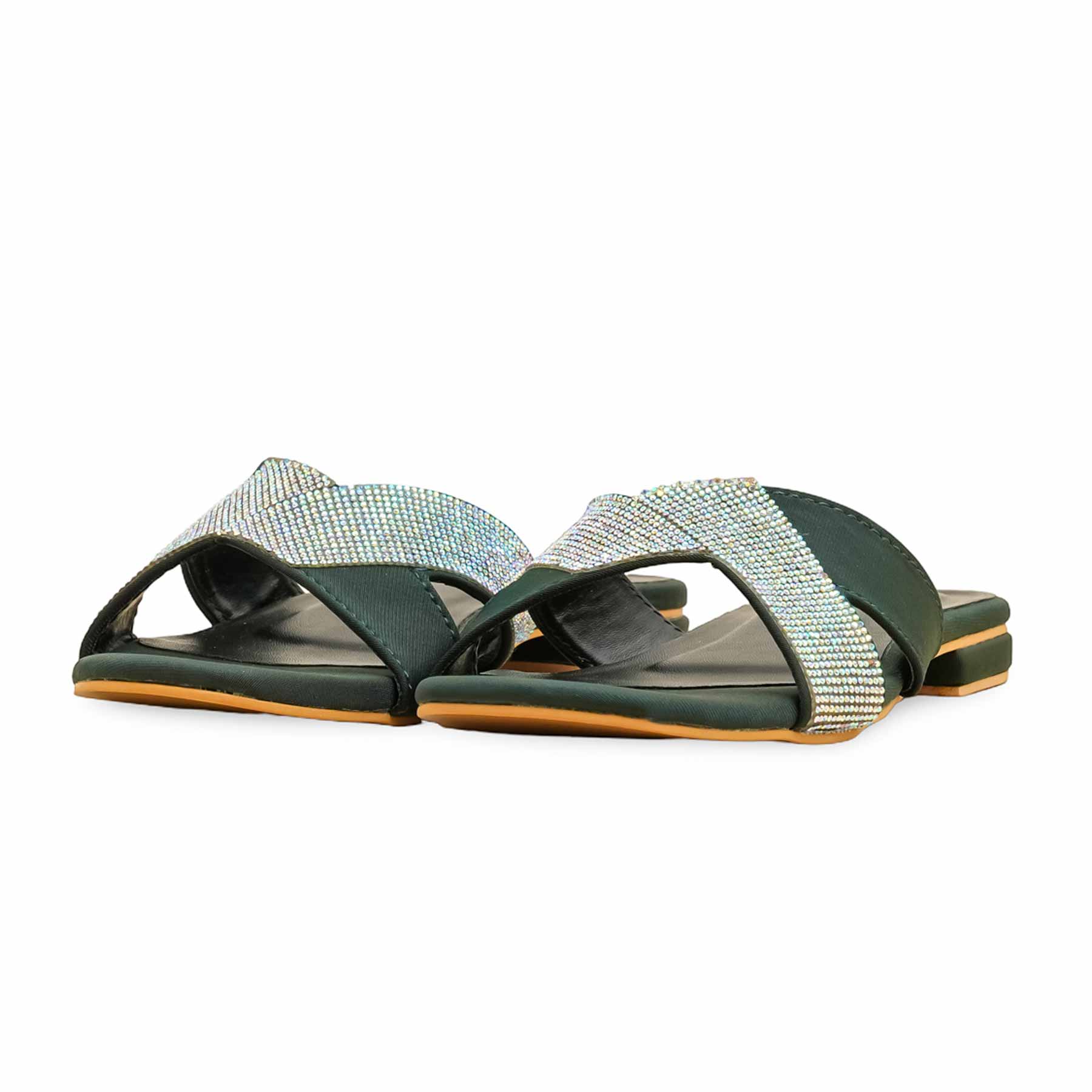 Green Formal Slipper FR8397 - Image 3