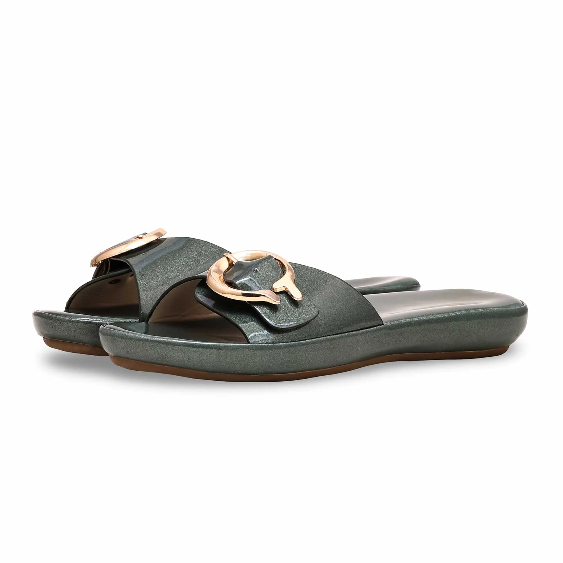 Green Formal Slipper PU0310 - Image 2