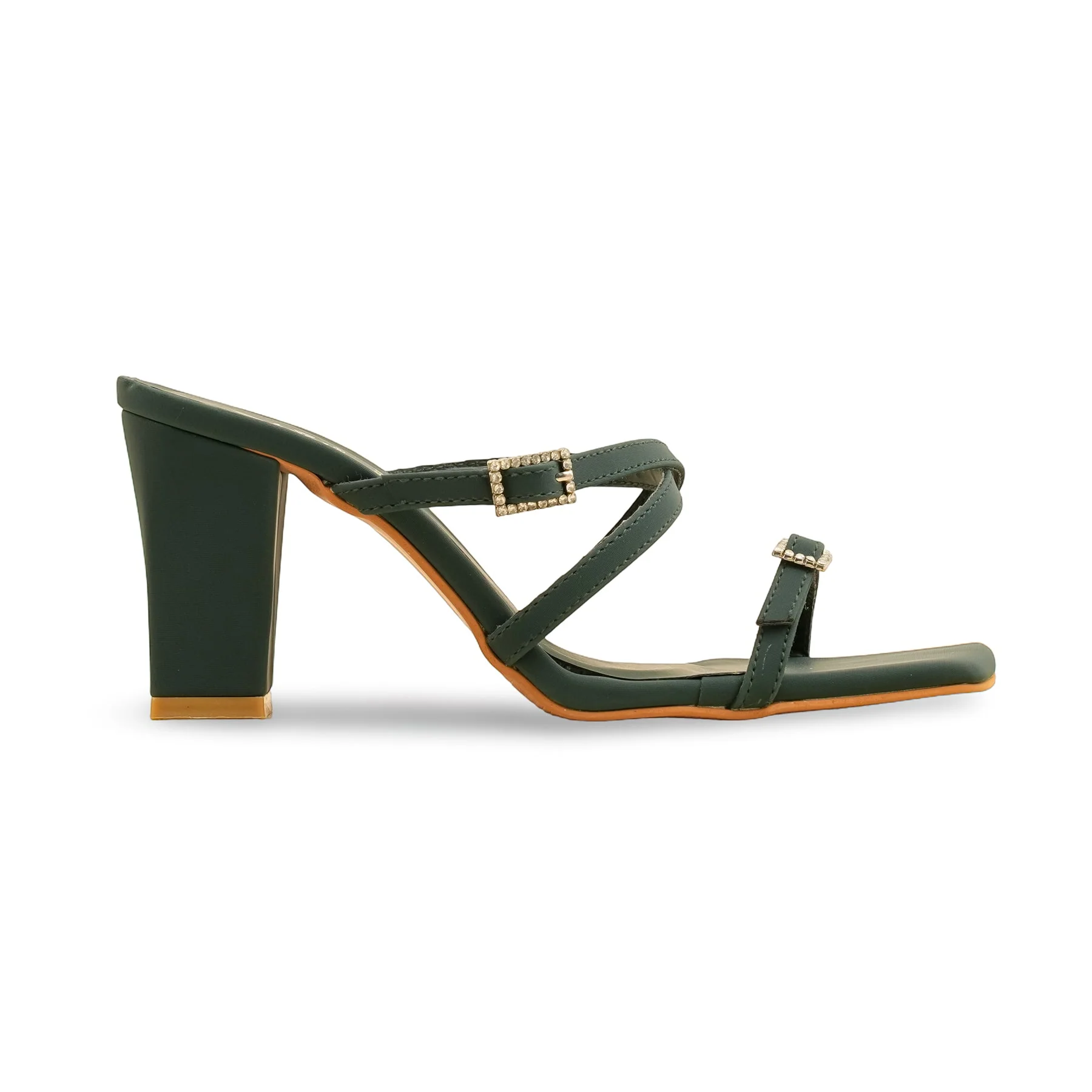 Green Formal Women Slipper FR8368 - Image 2