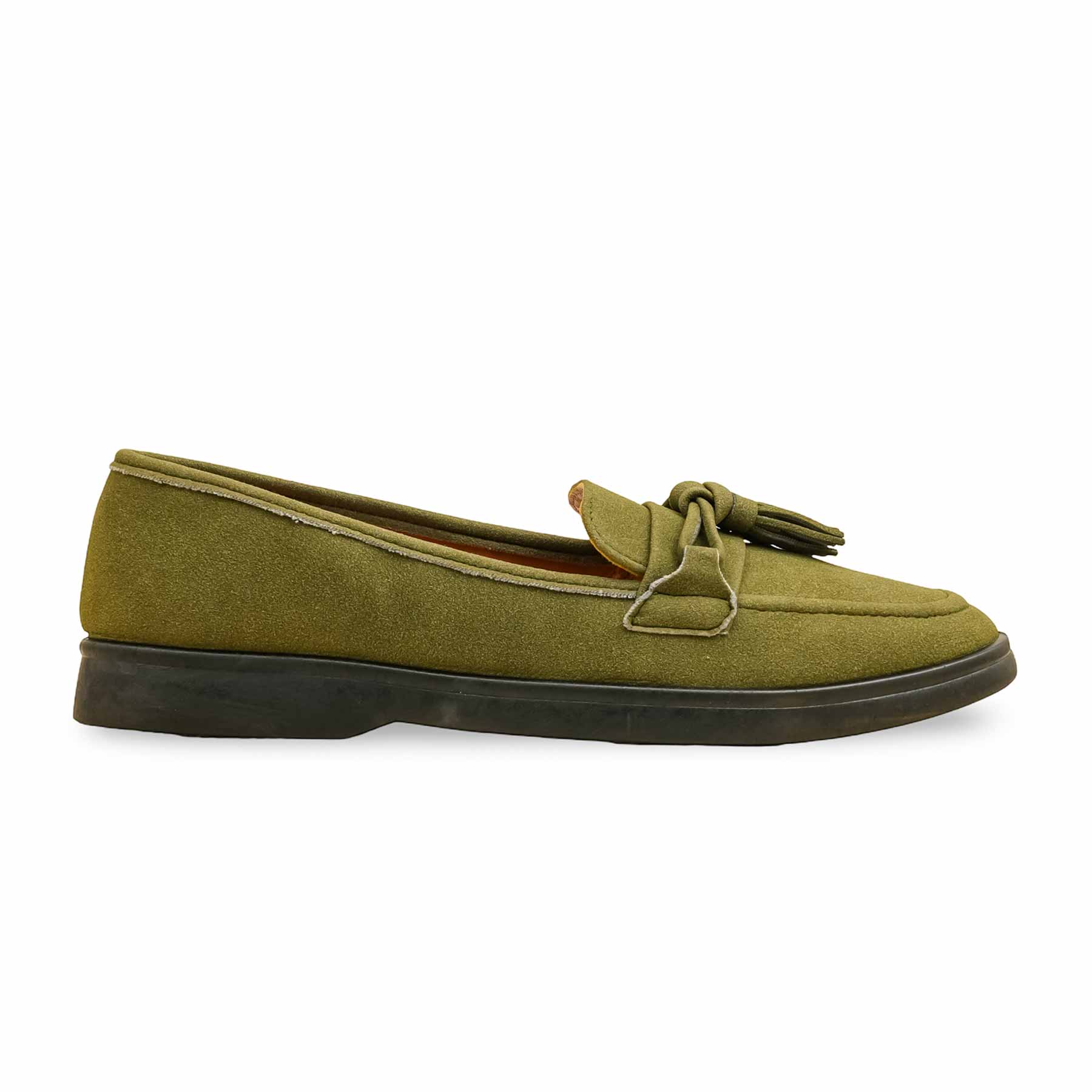 Green Moccasin For Ladies WN1225 - Image 2