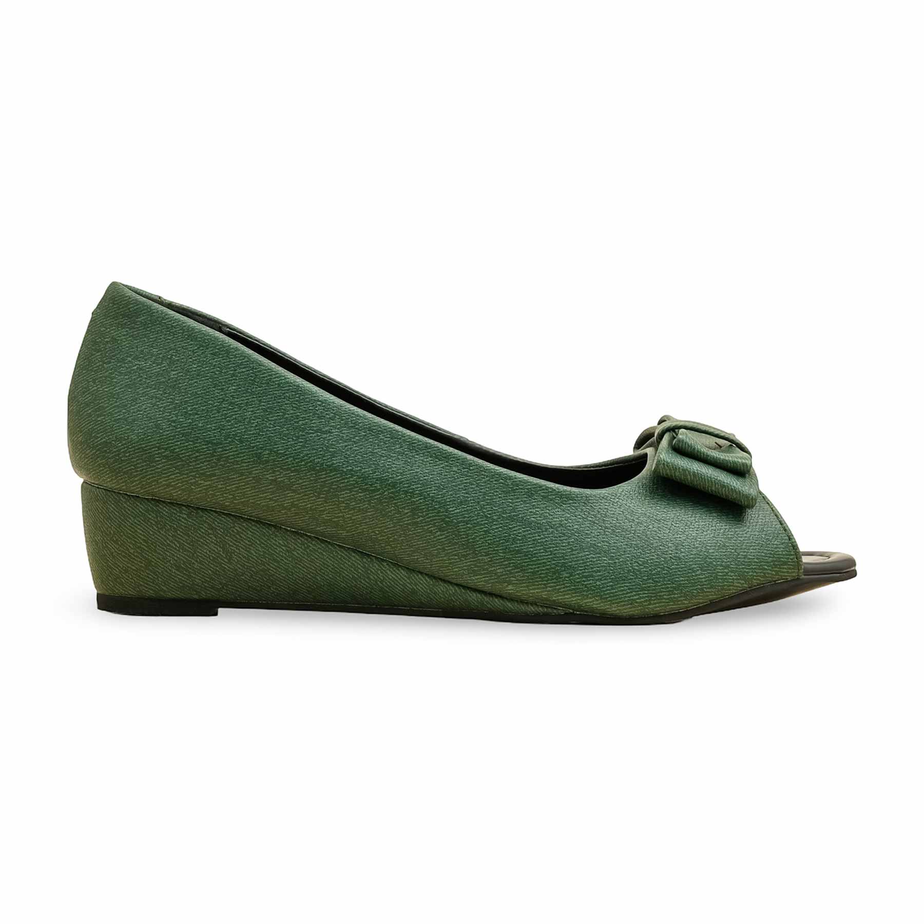 Green Peep Toes For Ladies WN8090 - Image 2