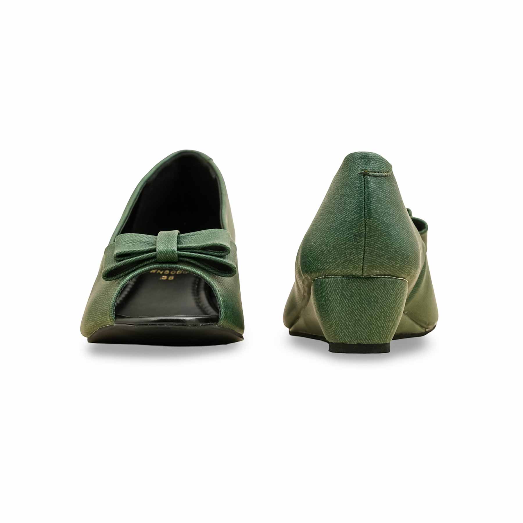 Green Peep Toes For Ladies WN8090 - Image 4