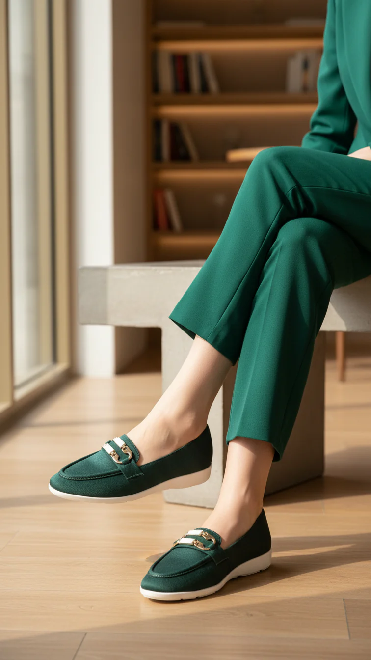 Green Pumps For Ladies WN1272