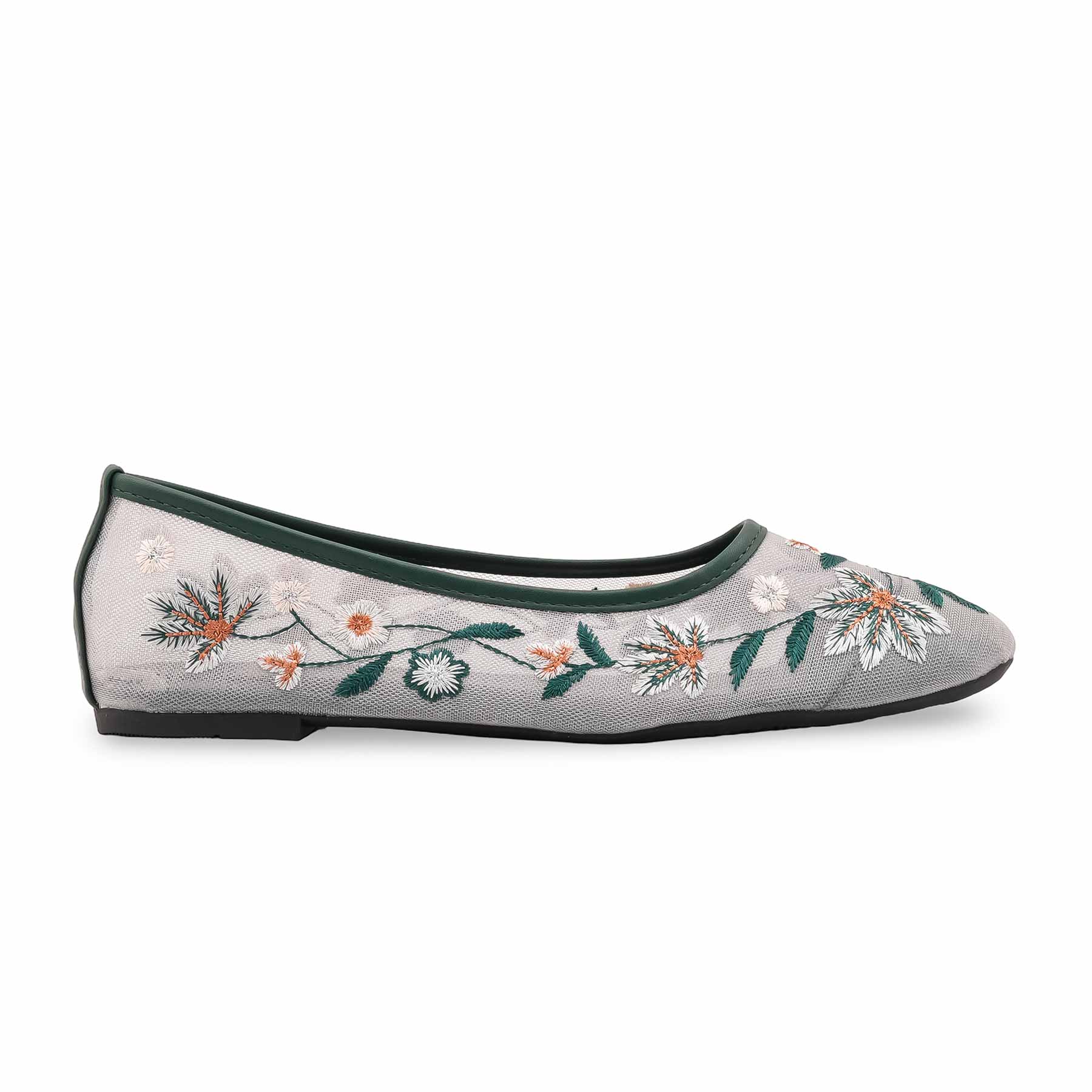 Green Pumps For Ladies WN1329 - Image 2