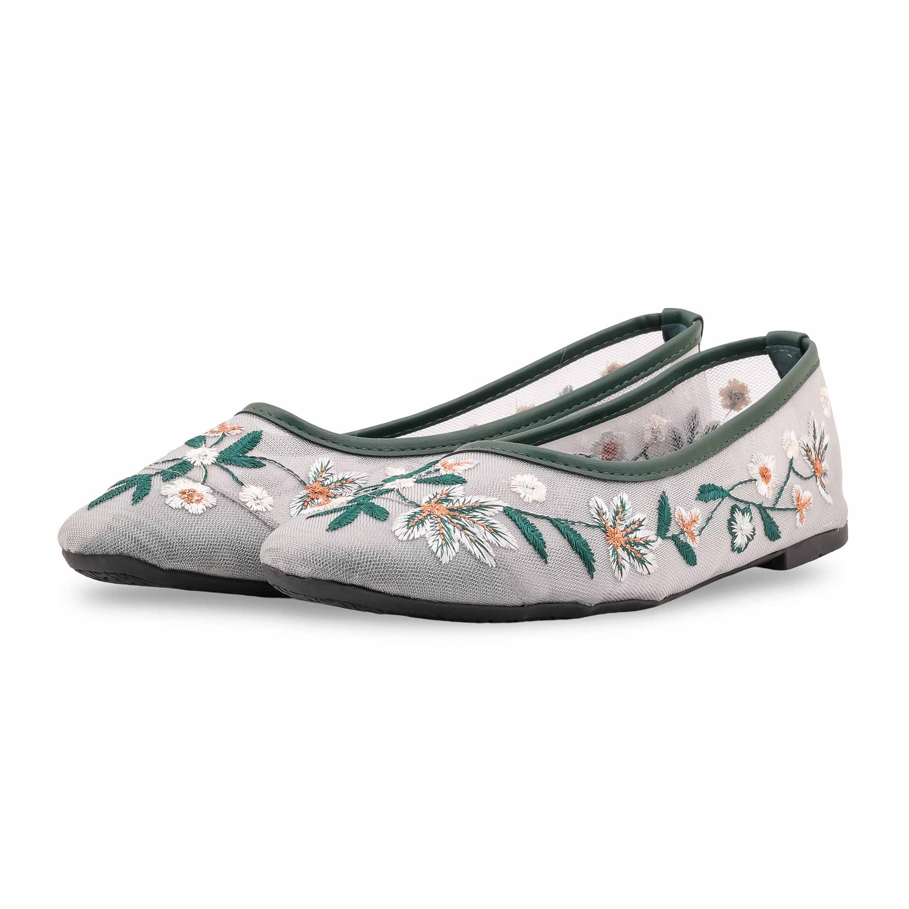 Green Pumps For Ladies WN1329 - Image 3