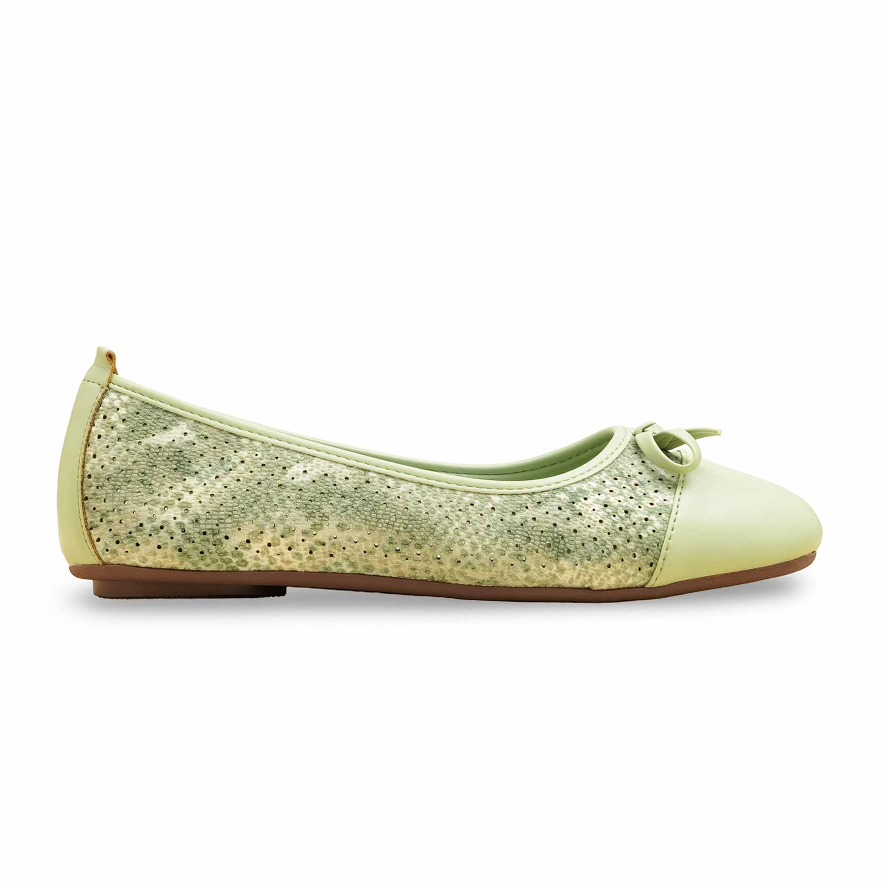 Green Pumps For Ladies WN1352 - Image 3
