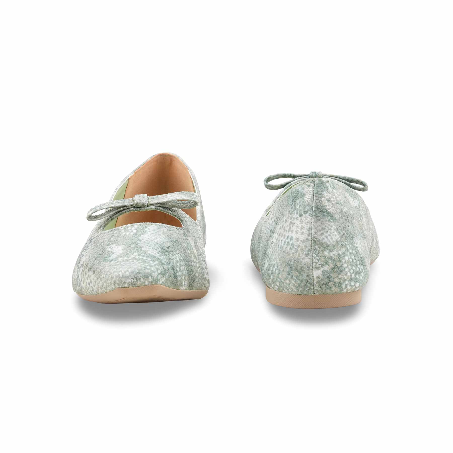 Green Pumps For Women LWN420 - Image 5