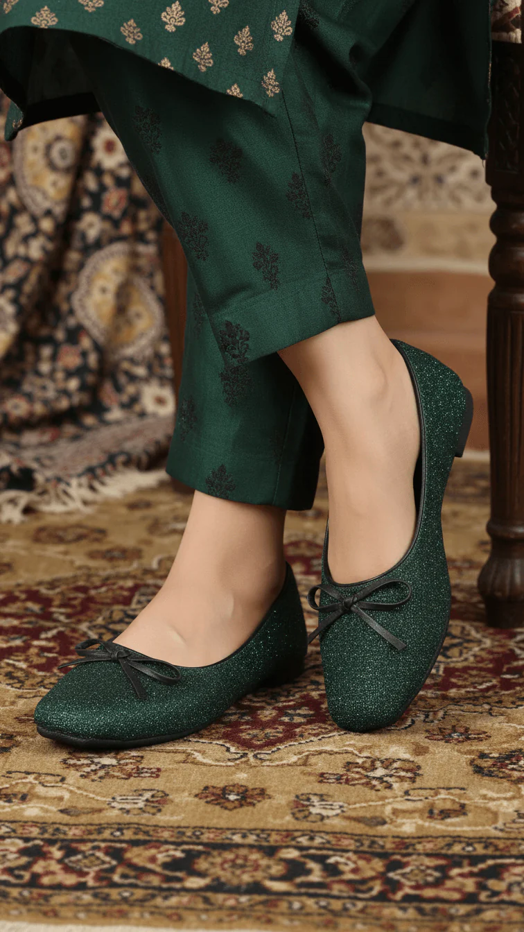 Green Pumps For Women WN1244 - Image 2
