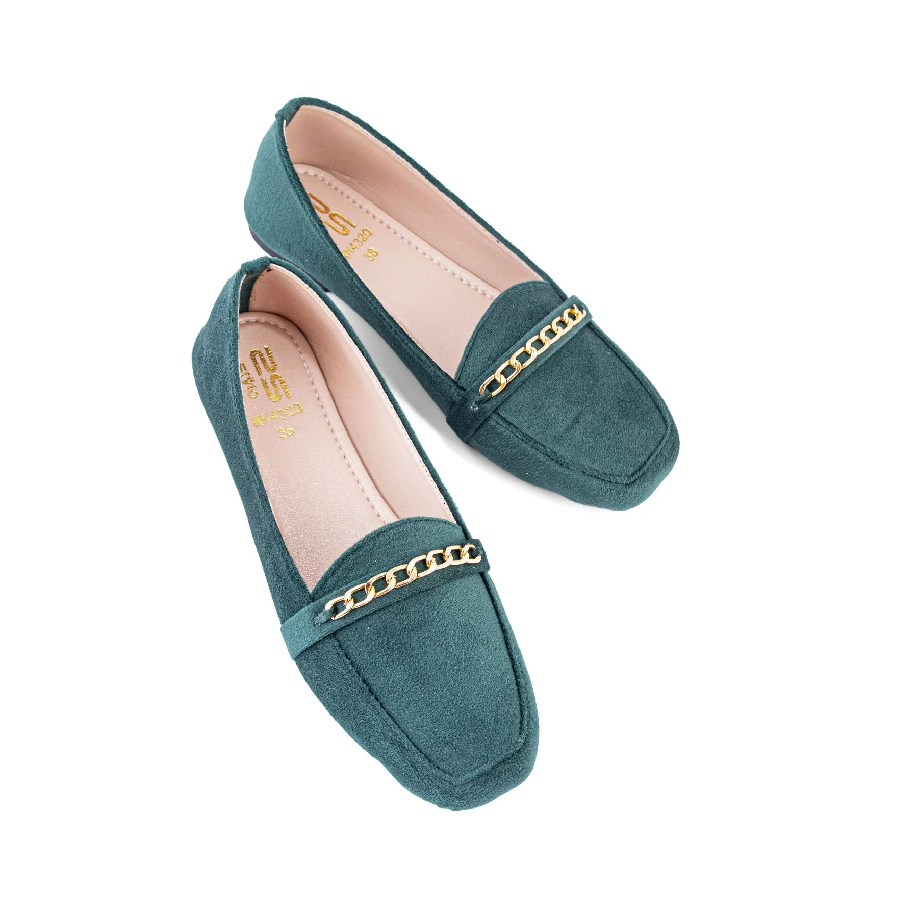 Women's Green Pumps WN4320 - Image 4