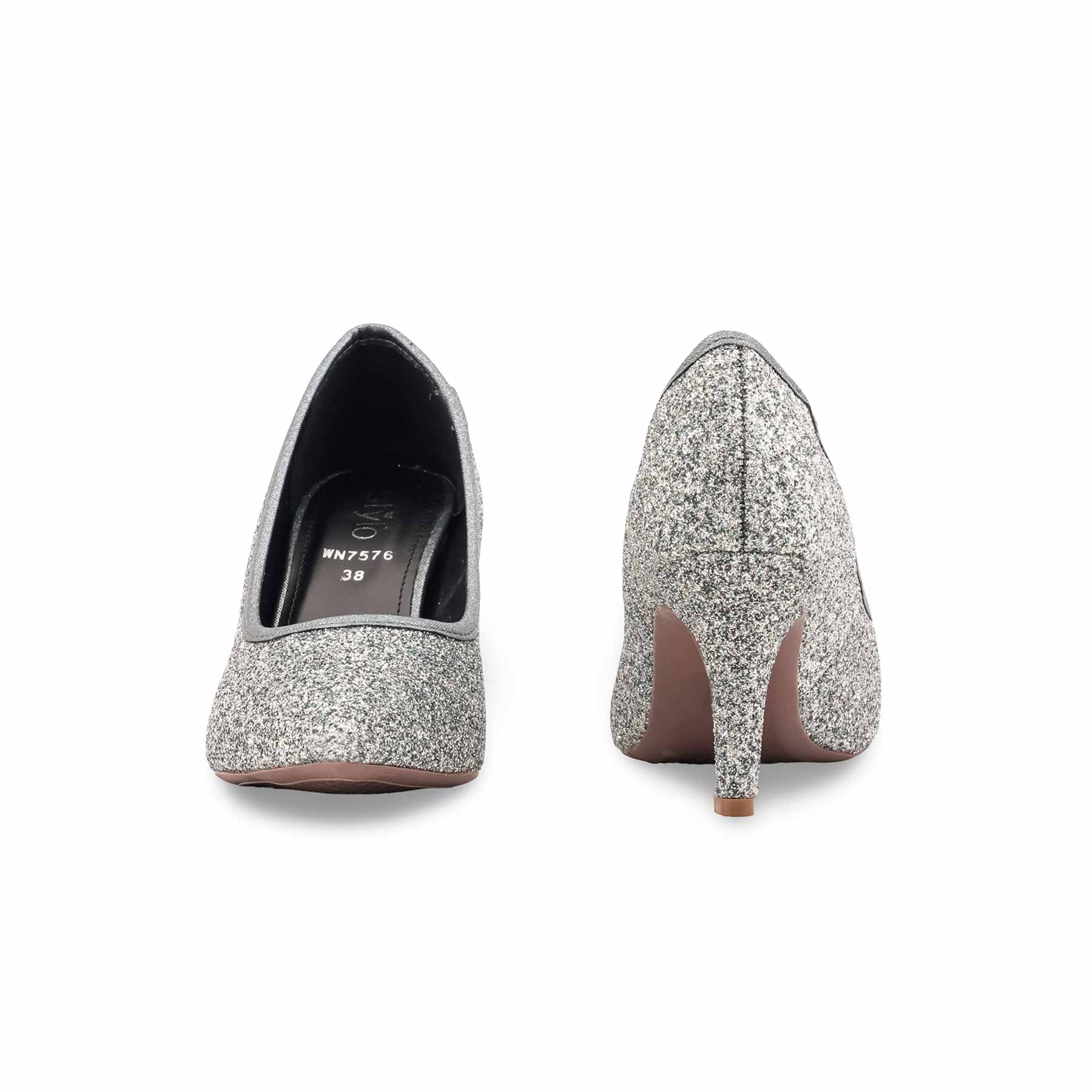 Green Winter Court Shoes For Women WN7576 - Image 3