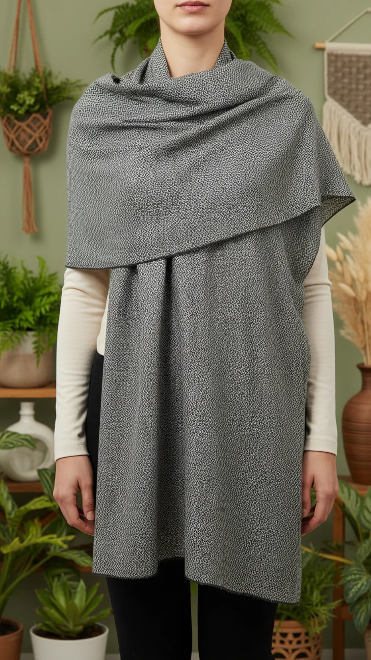 Green Winter Stole PW5758