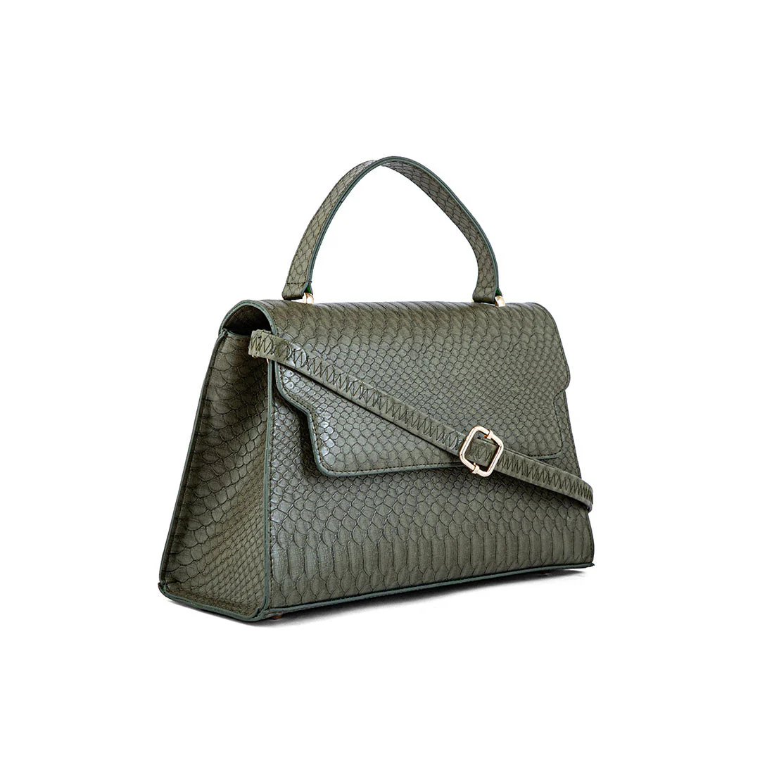 Green Women Casual Shoulder Bag P55632 - Image 2