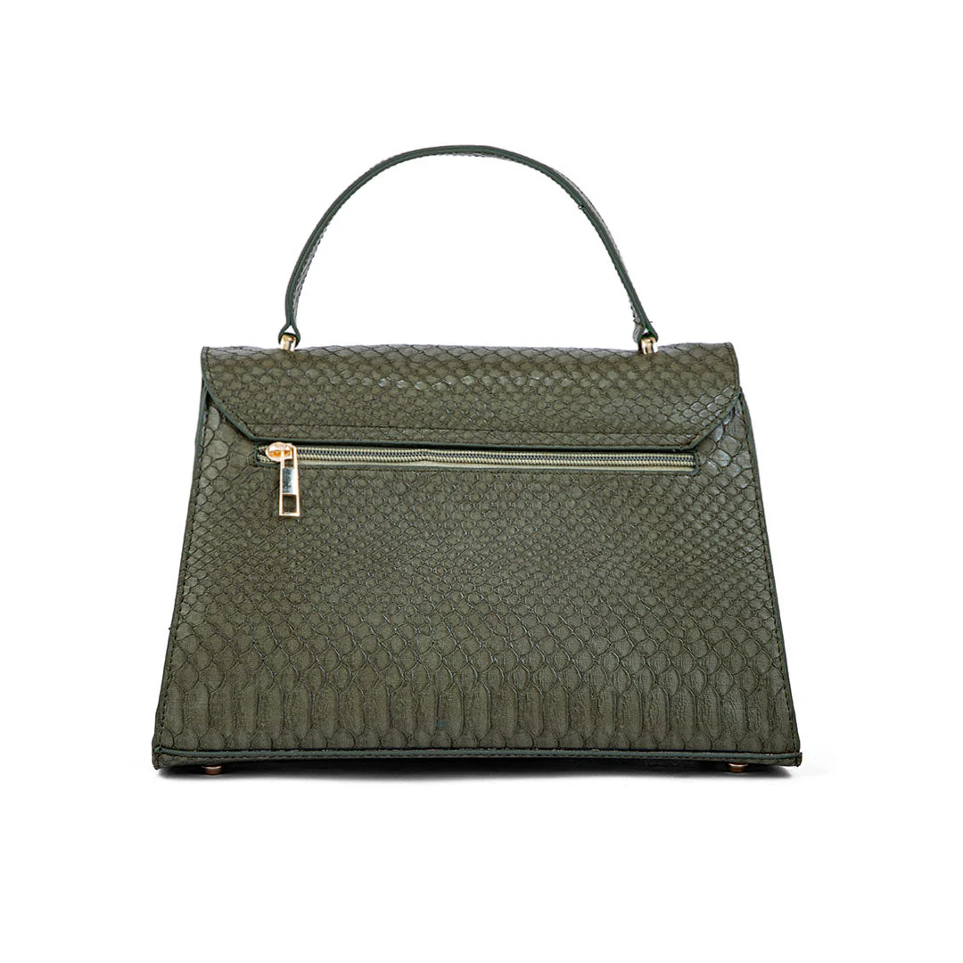 Green Women Casual Shoulder Bag P55632 - Image 3