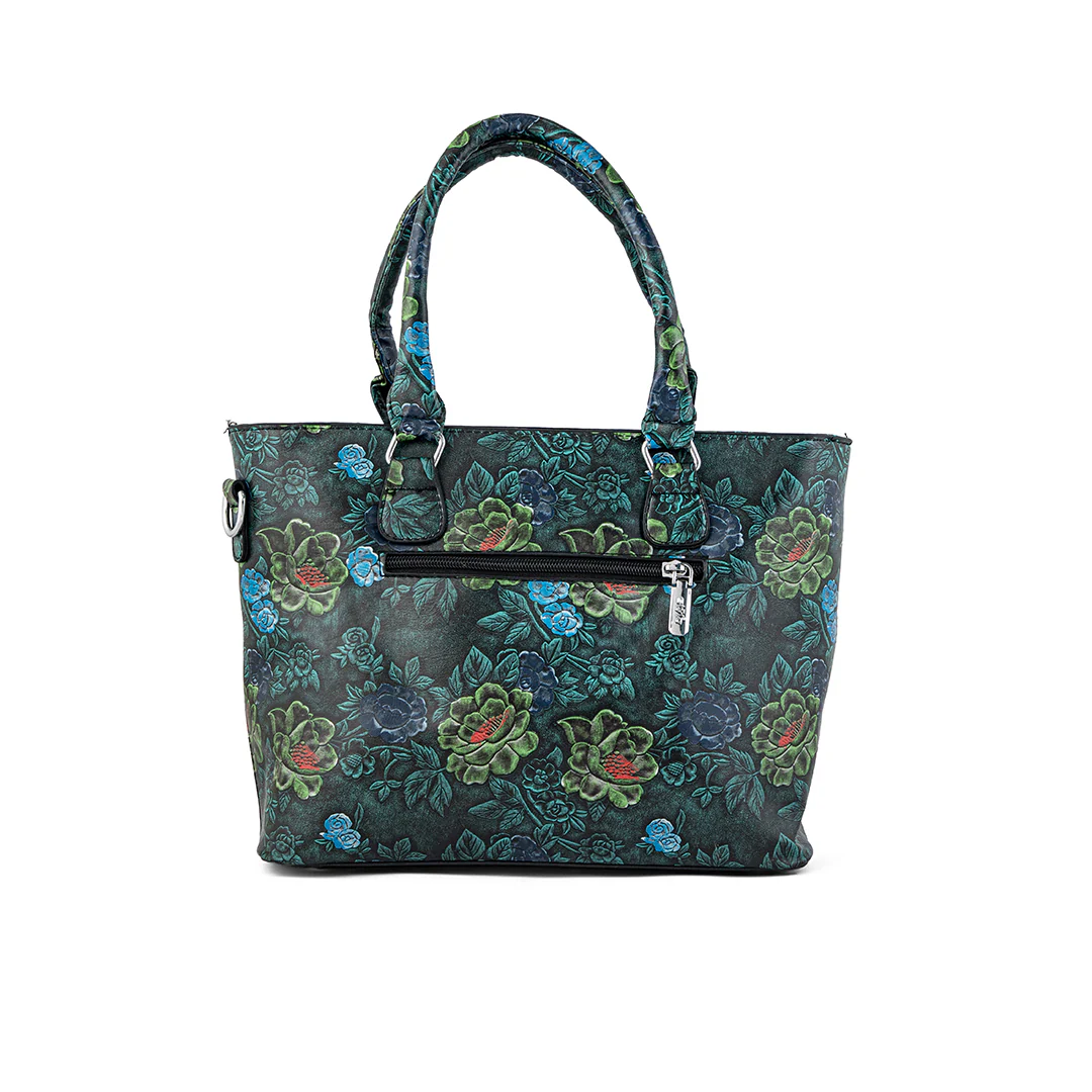 Green Women Formal Shoulder Bag P36180 - Image 4