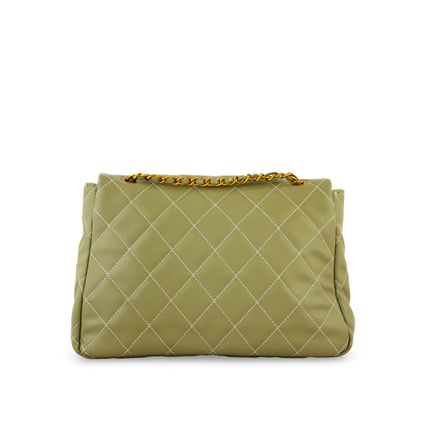 Green Women Formal Shoulder Bag P36304 - Image 4