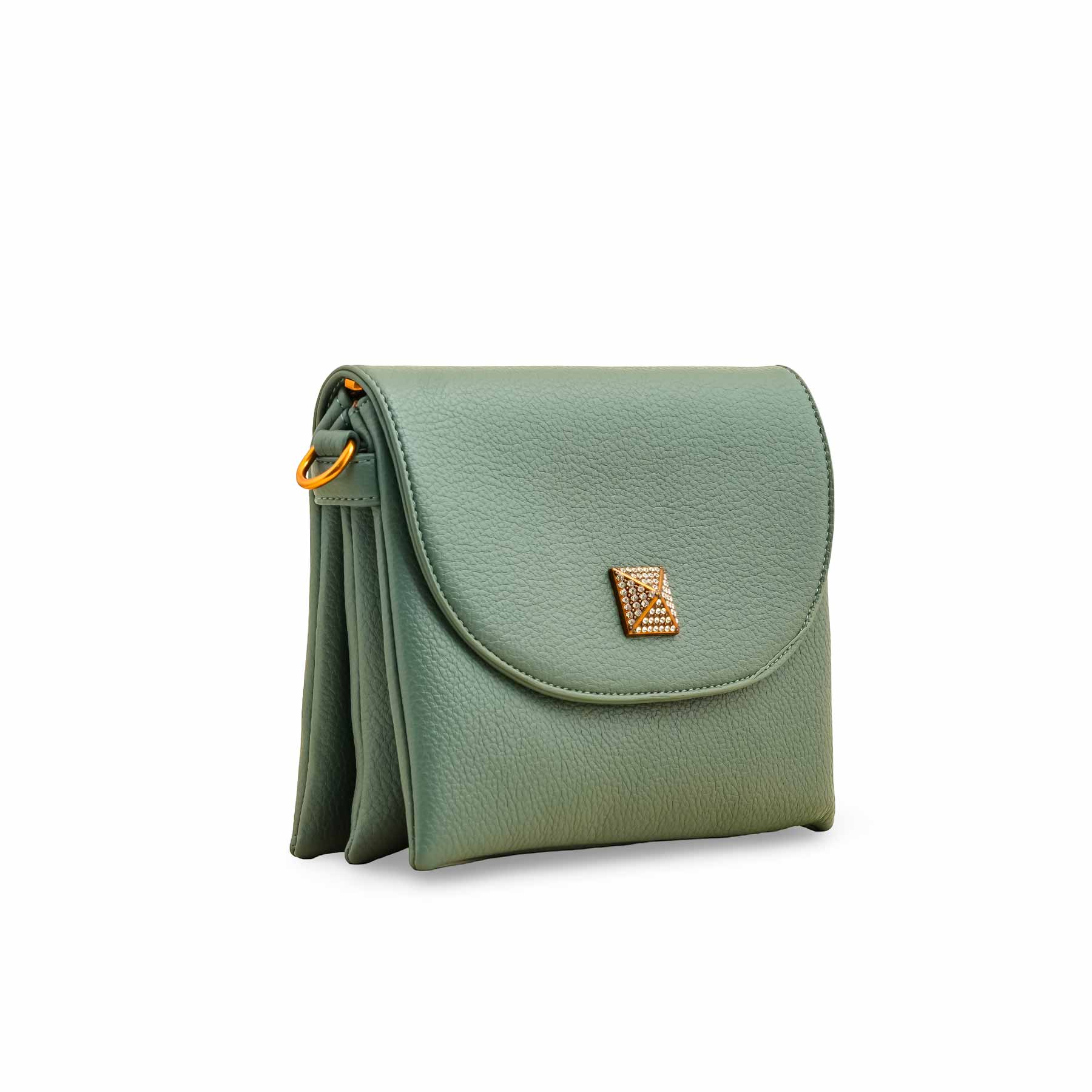 Green Women Formal Shoulder Bag P36377 - Image 2