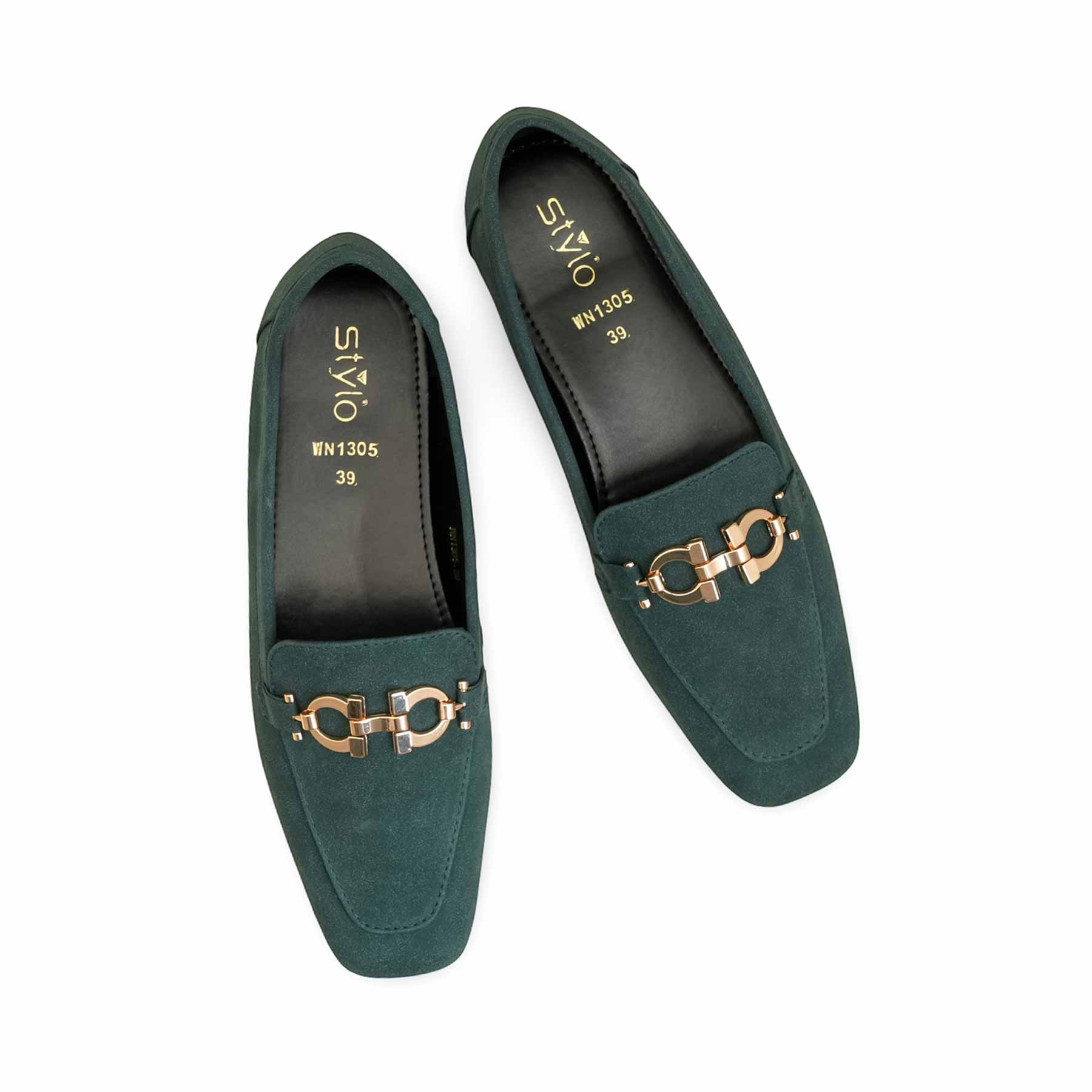 Green Women Moccasin WN1305 - Image 5