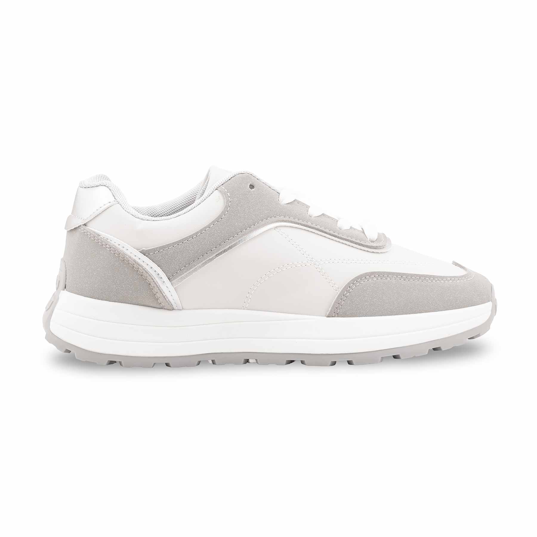 Grey Casual Sneaker For Ladies AT7487 - Image 2