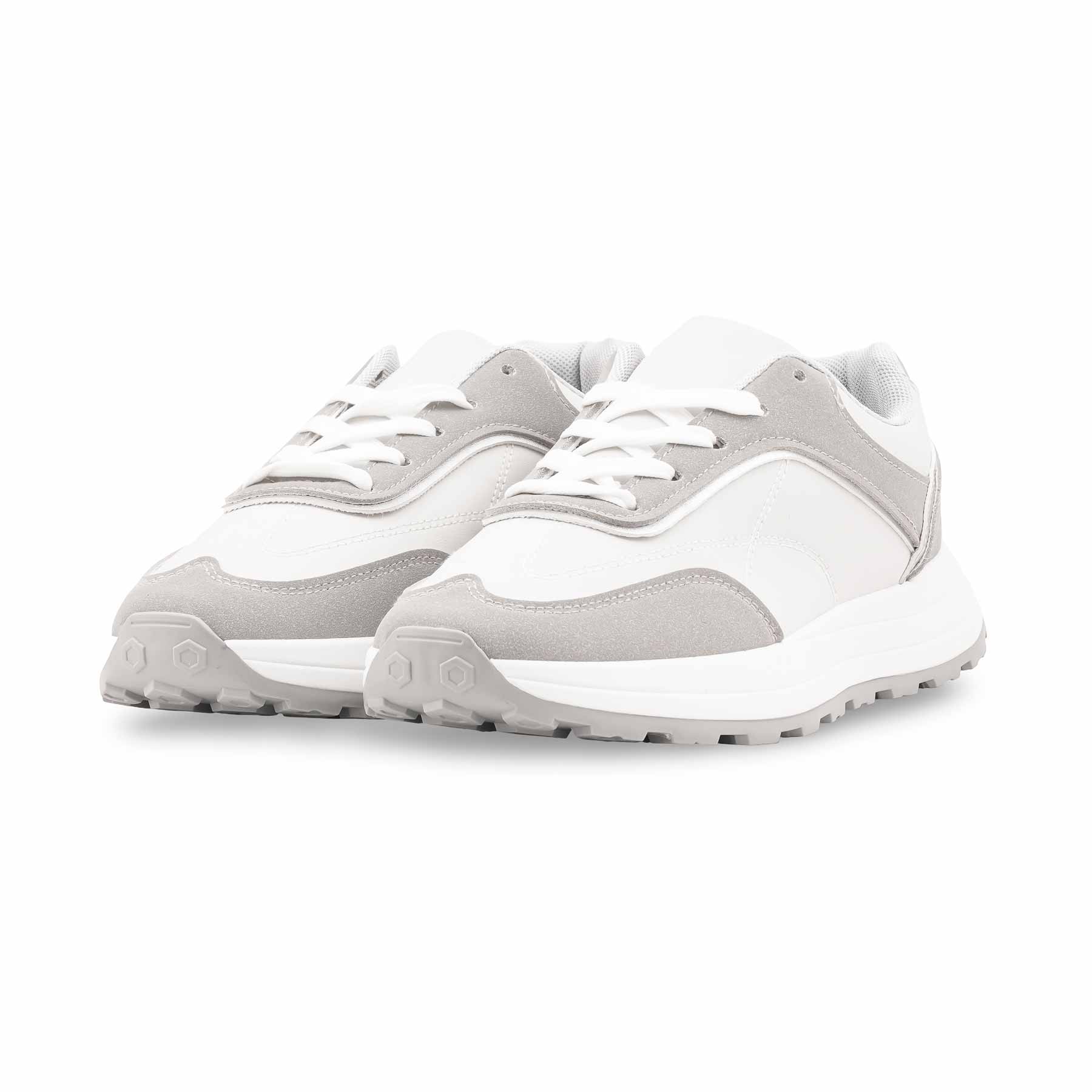 Grey Casual Sneaker For Ladies AT7487 - Image 3