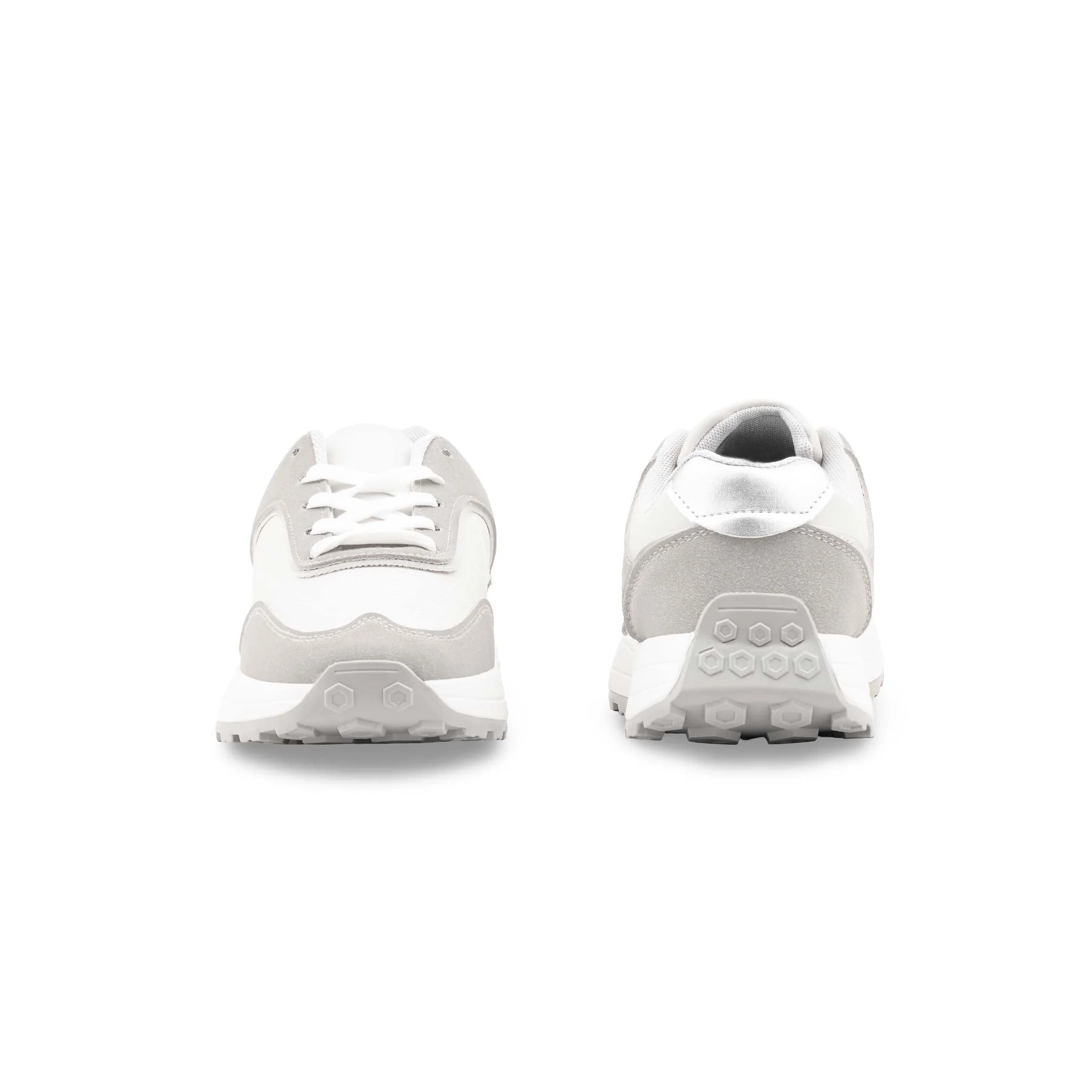 Grey Casual Sneaker For Ladies AT7487 - Image 4