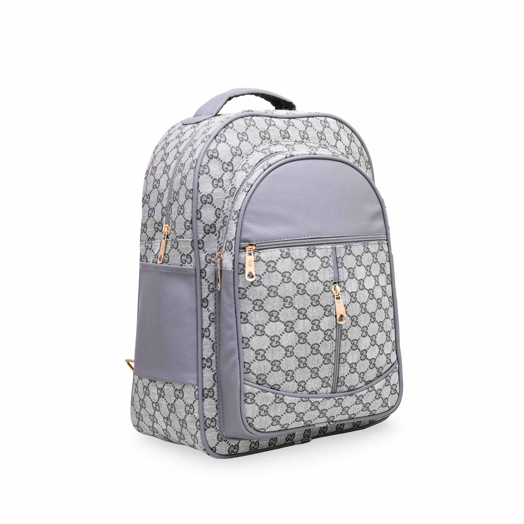 Grey Casual BackPack P47446 - Image 2