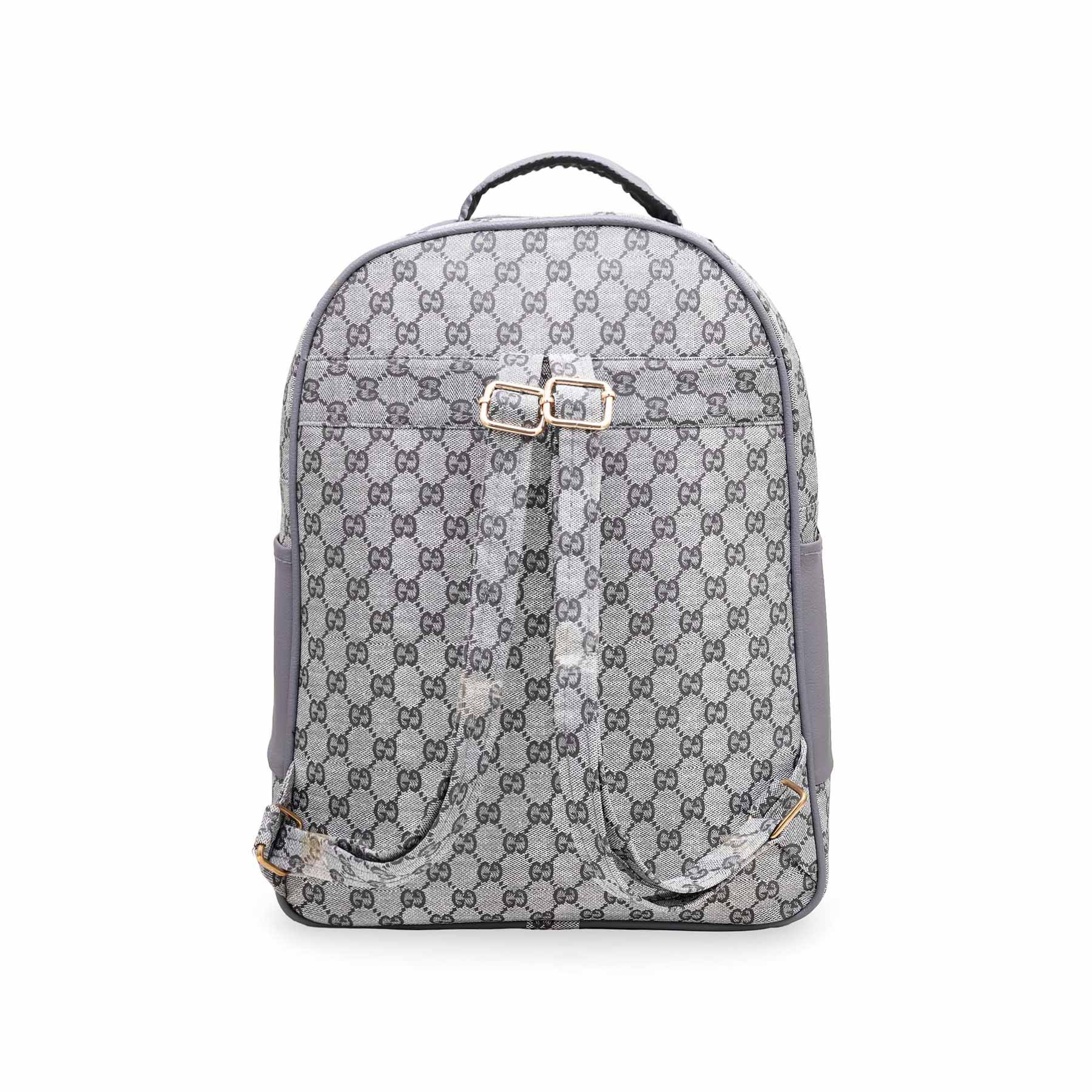 Grey Casual BackPack P47446 - Image 3