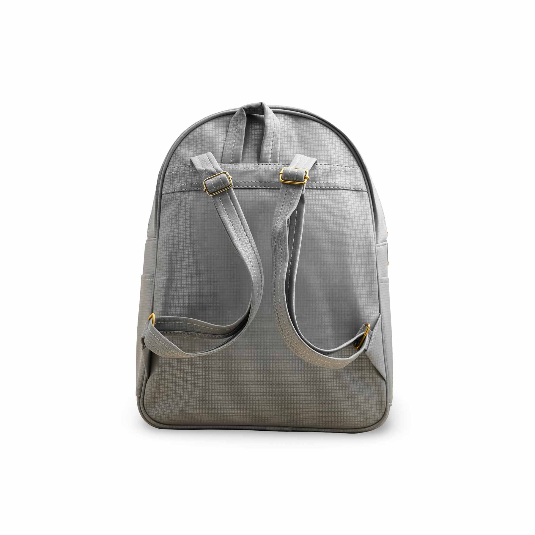 Grey Casual Backpack P56219 - Image 4