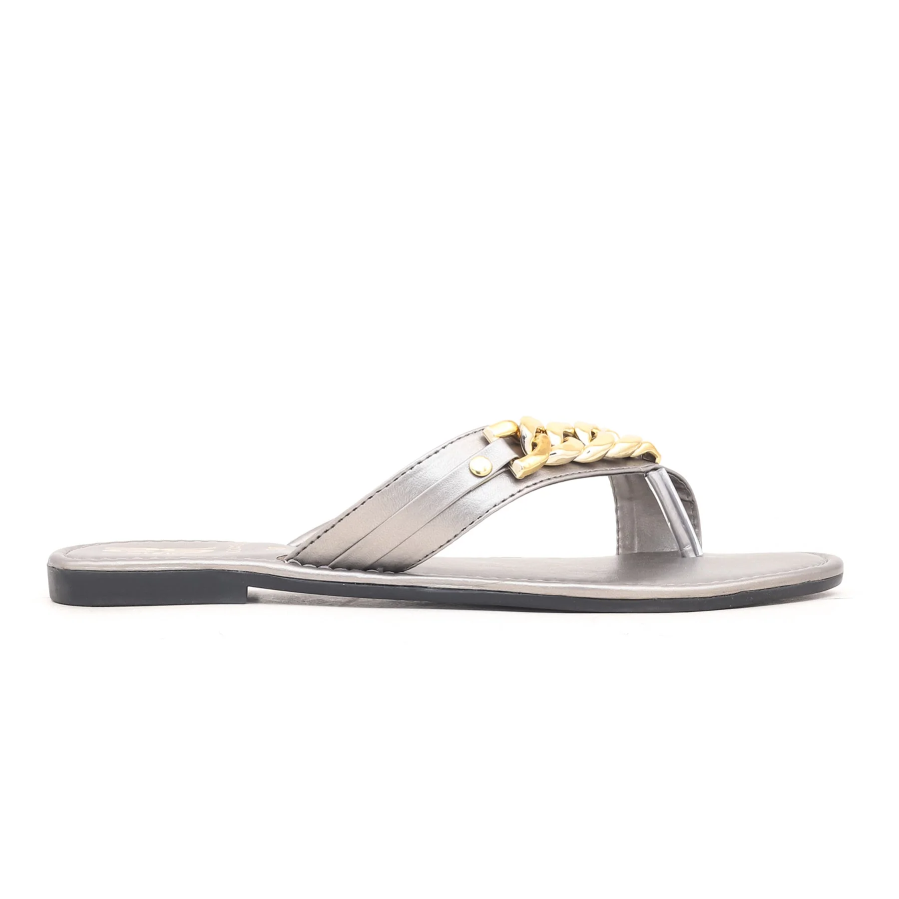 Grey Casual Chappal CL1413 - Image 2
