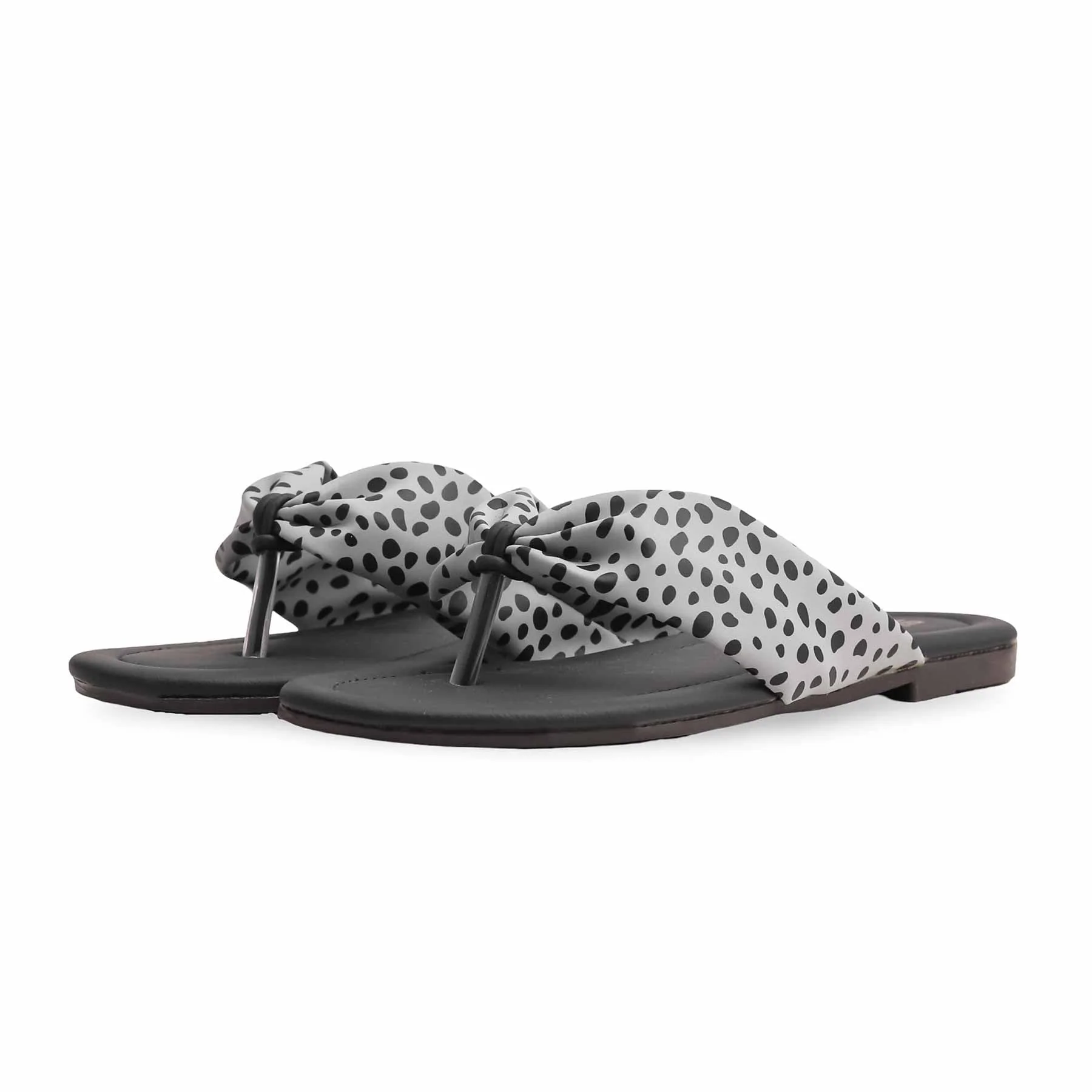 Grey Casual Chappal CL1900 - Image 2