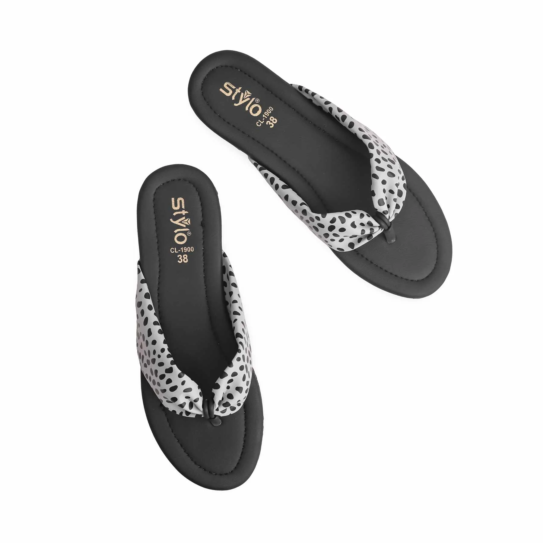 Grey Casual Chappal CL1900 - Image 4