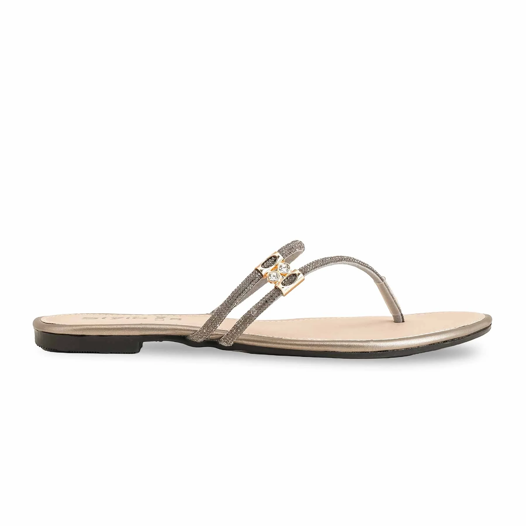 Grey Casual Chappal For Ladies CL1940 - Image 2