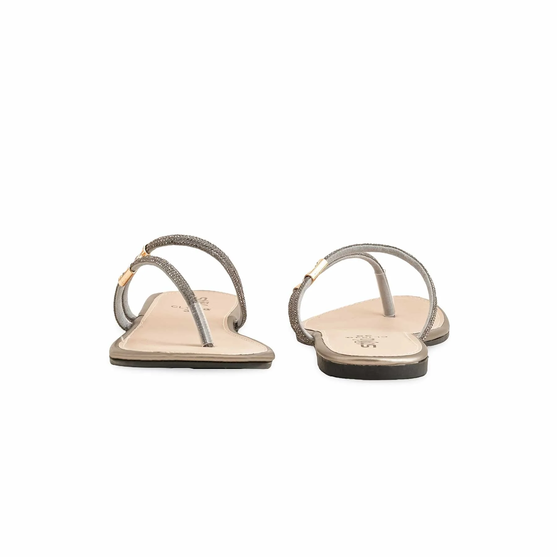 Grey Casual Chappal For Ladies CL1940 - Image 4