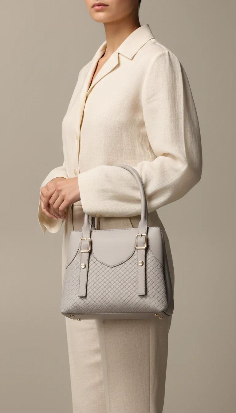 Grey Casual Hand Bag For Ladies P56323