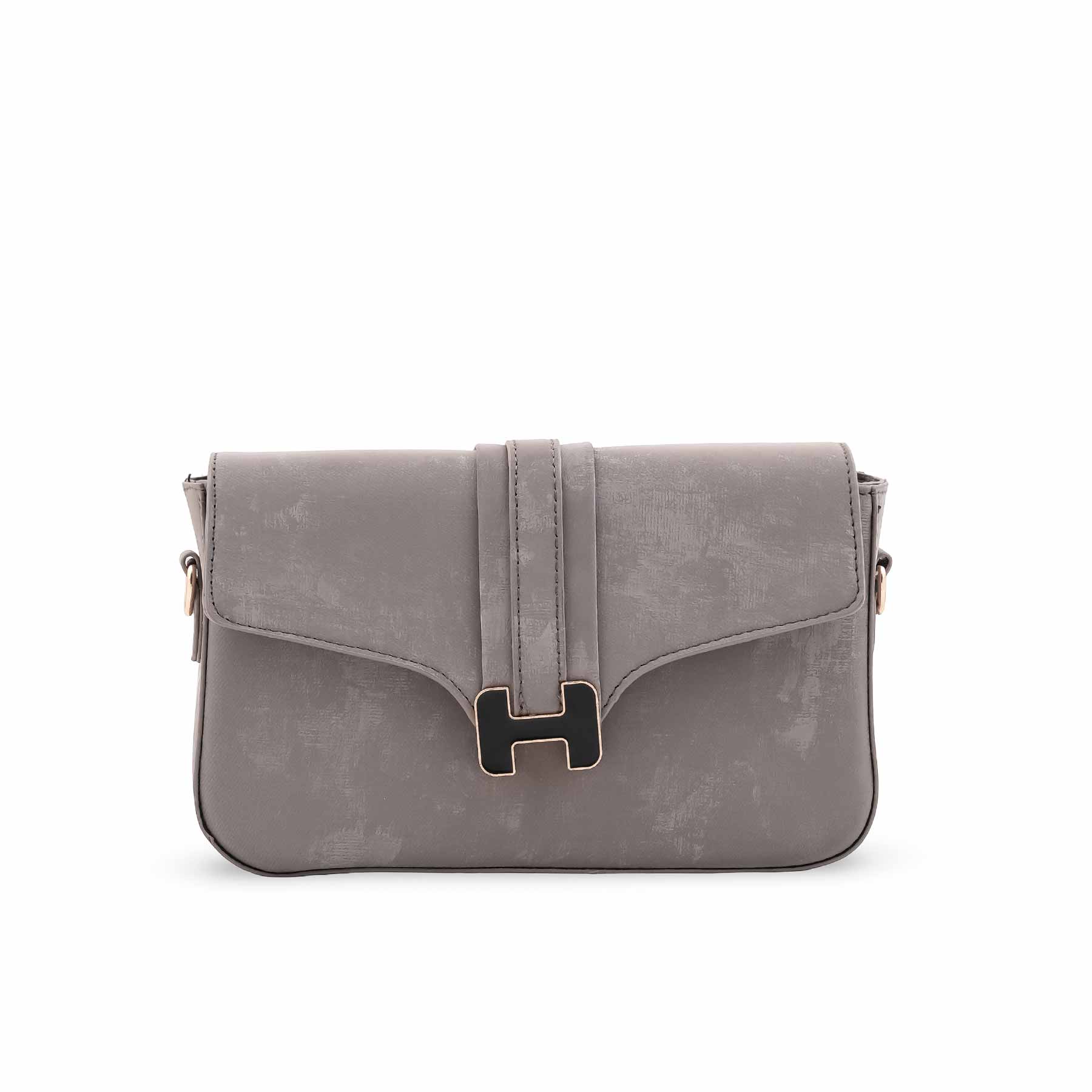 Grey Casual Pouch For Ladies P97670 - Image 2