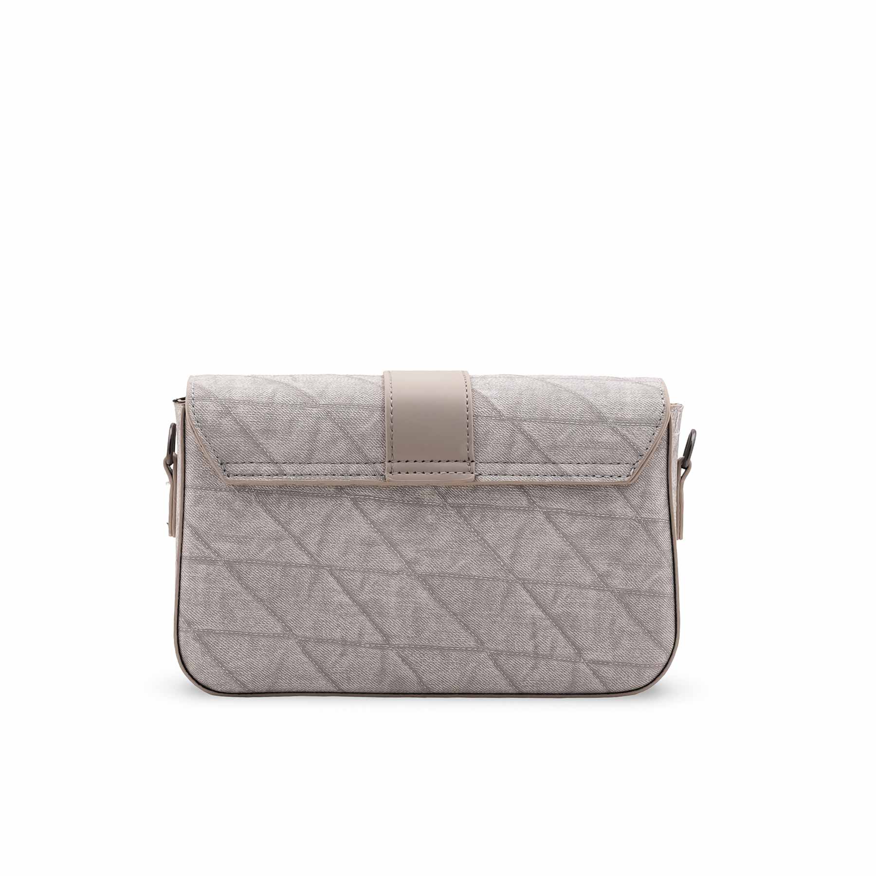 Grey Casual Pouch For Women P97675 - Image 4