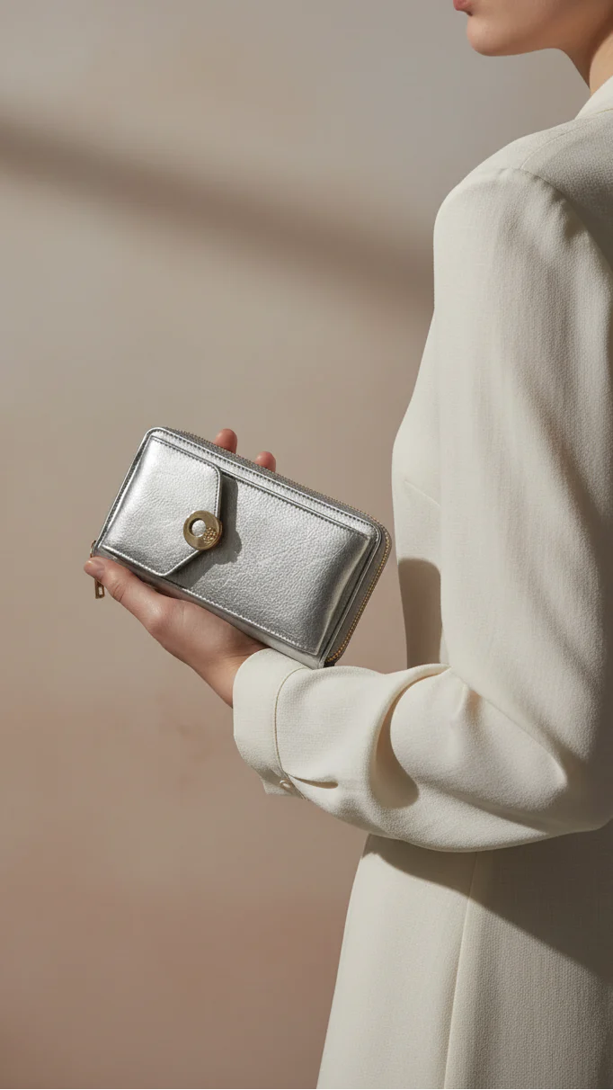 Grey Casual Pouch P97634