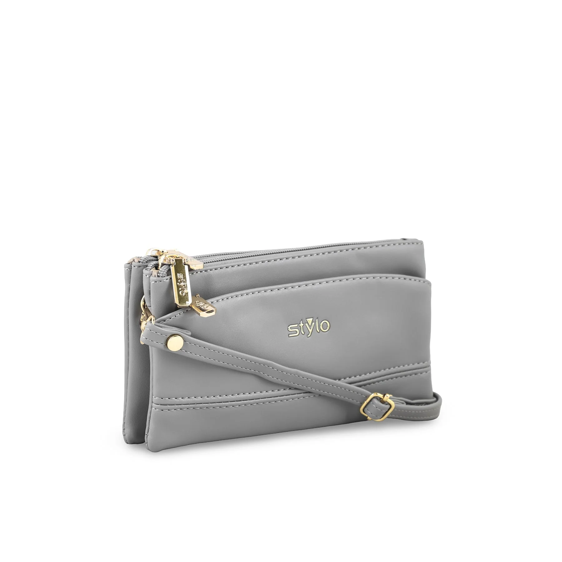 Grey Casual Pouch P97644 - Image 3