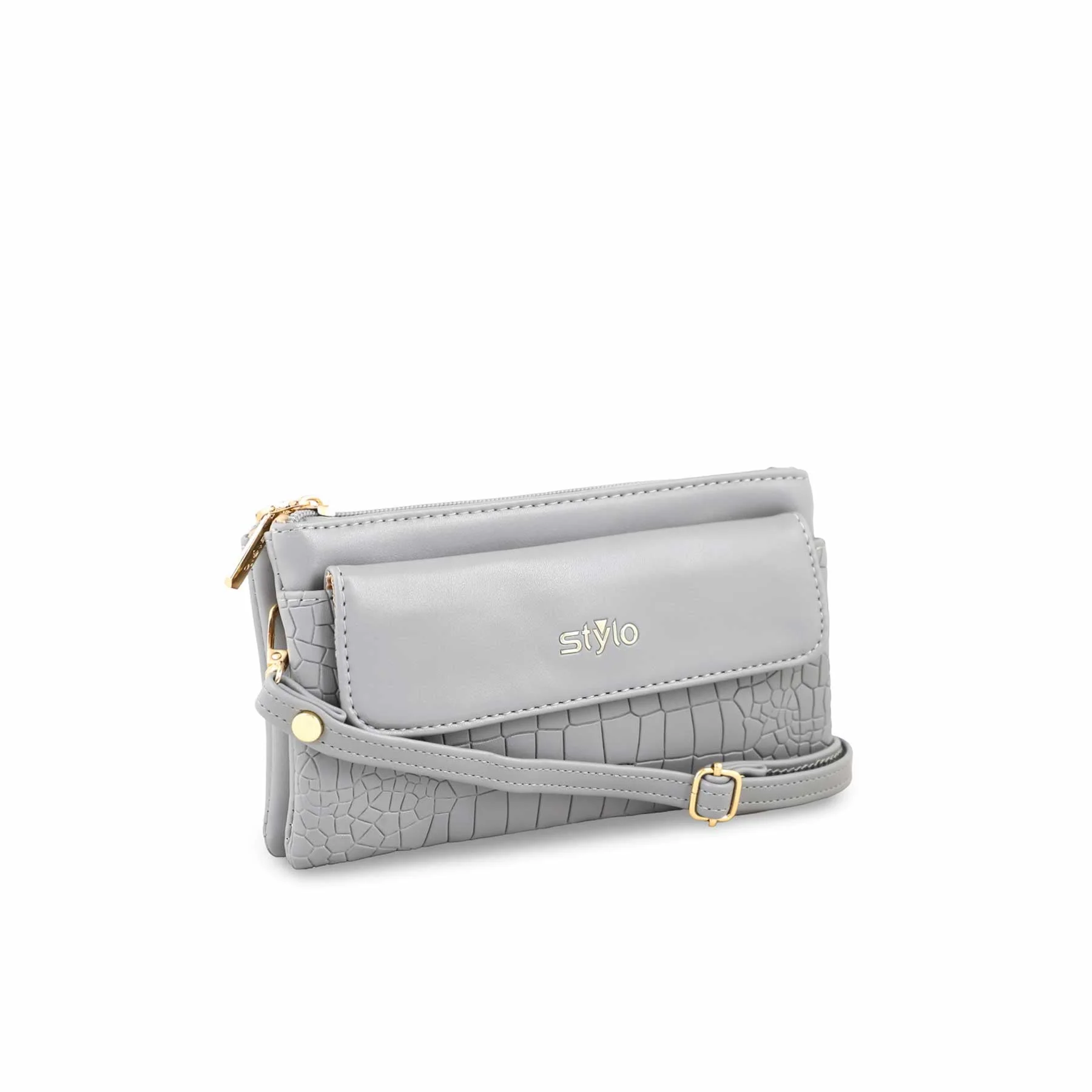 Grey Casual Pouch P97645 - Image 3