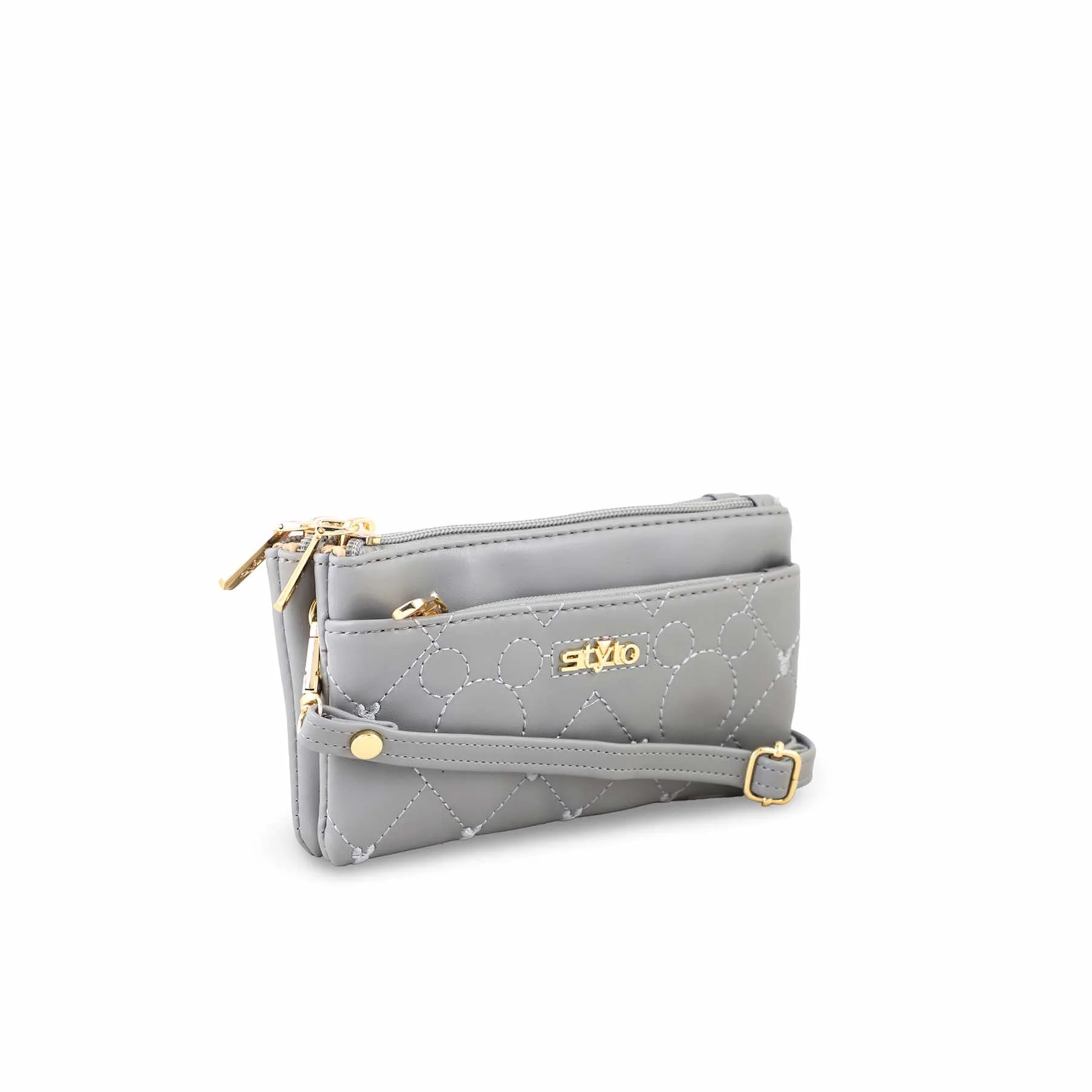 Grey Casual Pouch P97647 - Image 2