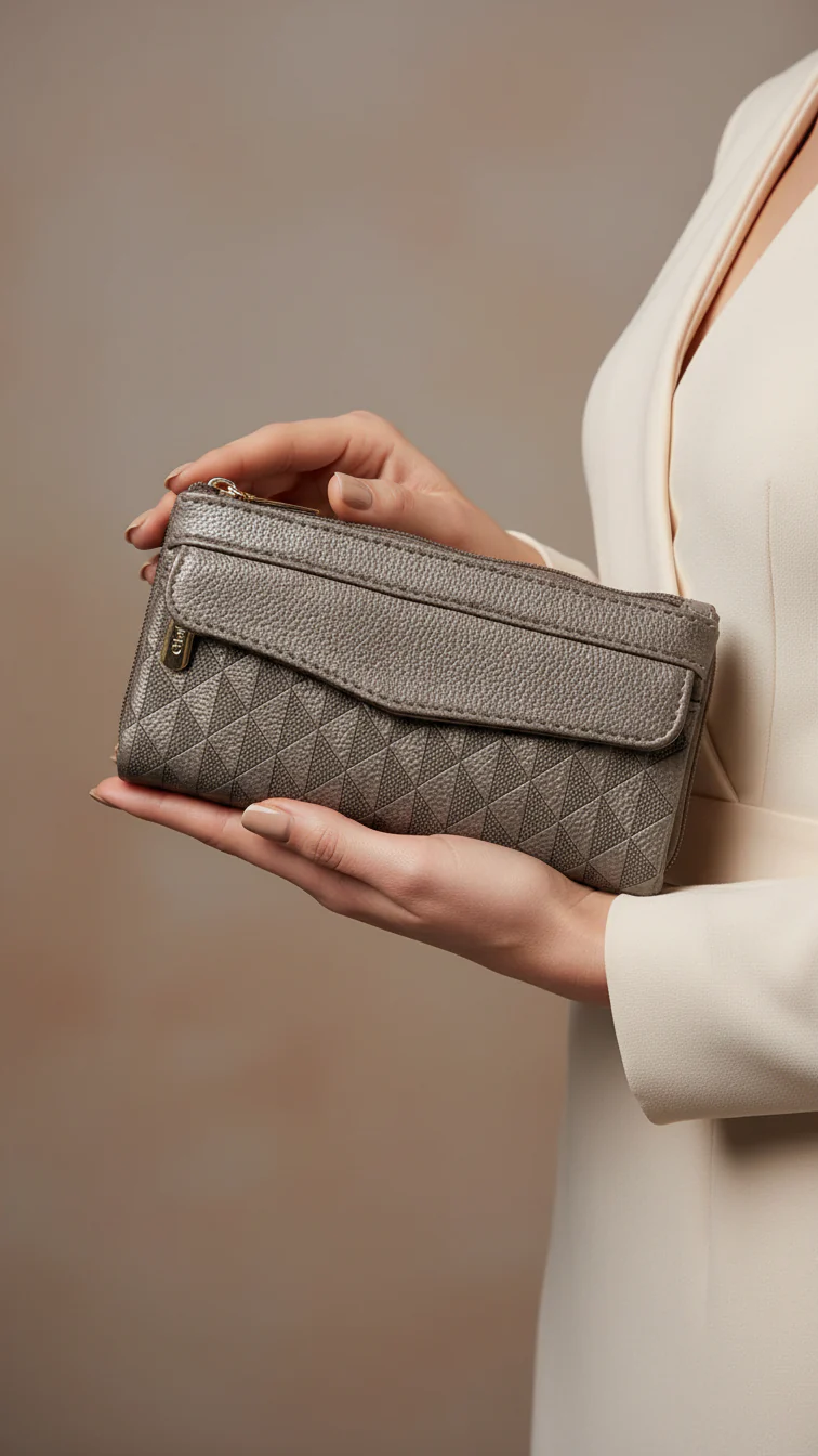 Grey Casual Pouch P97692