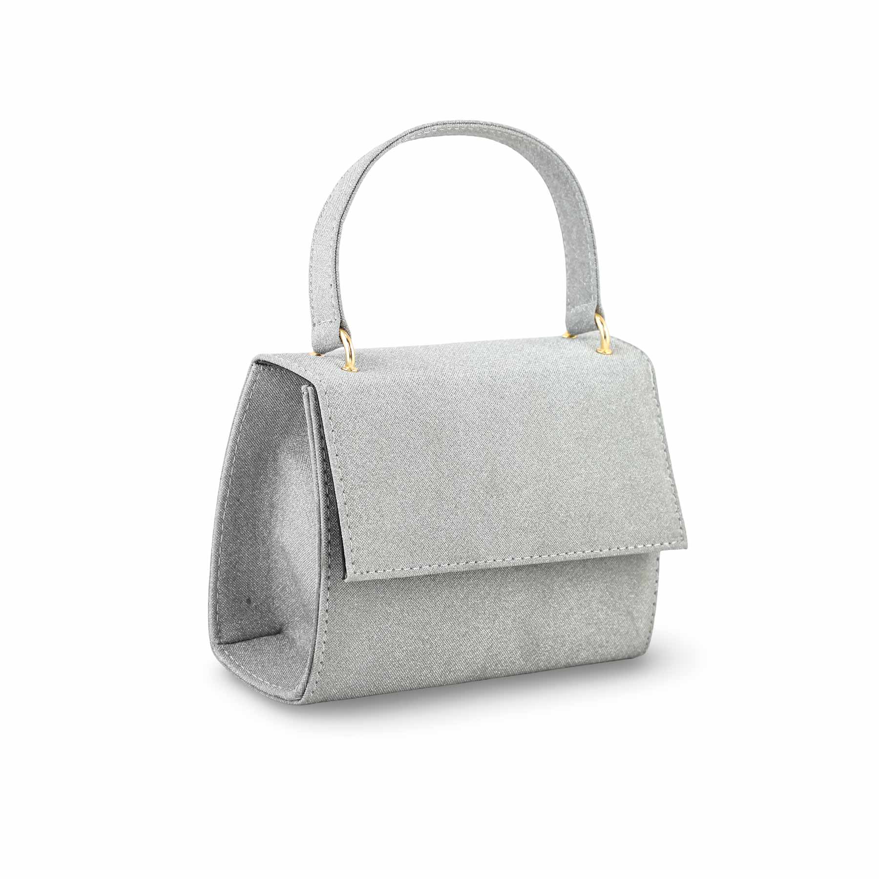 Grey Casual Shoulder Bag For Ladies P55703 - Image 3