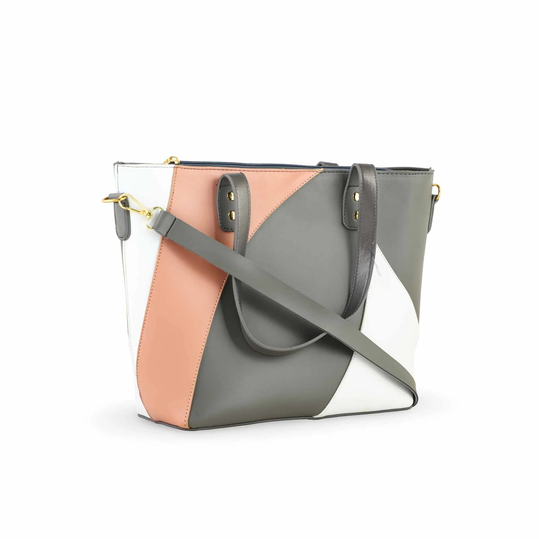 Grey Casual Shoulder Bag For Ladies P55708 - Image 2