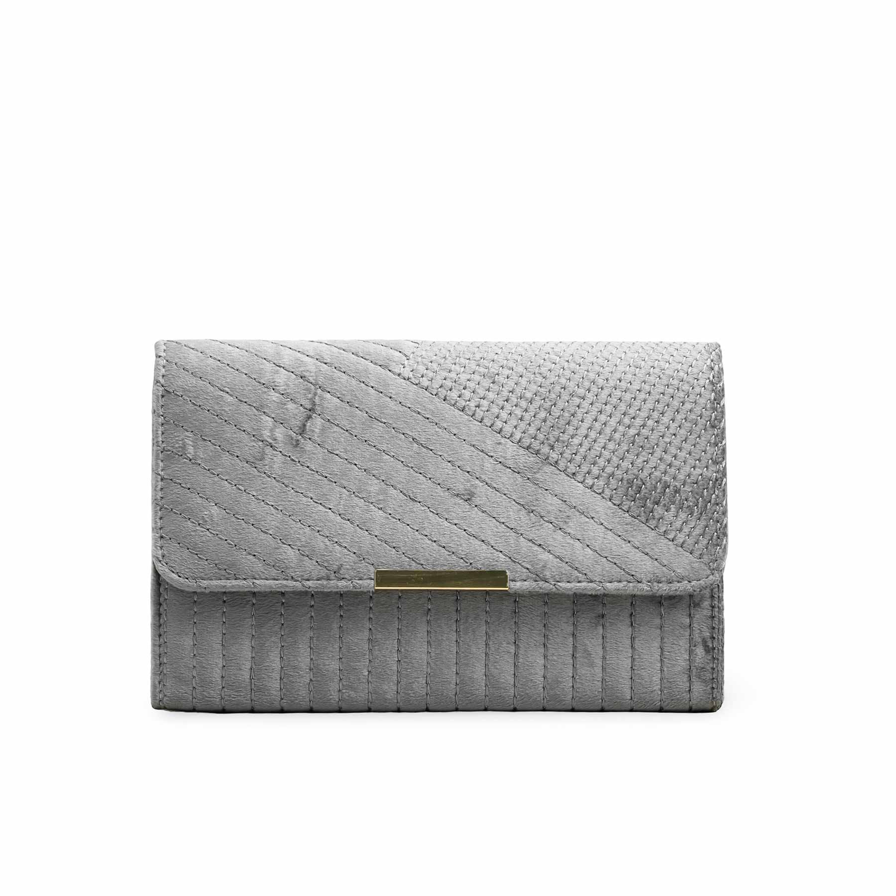 Grey Casual Shoulder Bag P56270 - Image 2