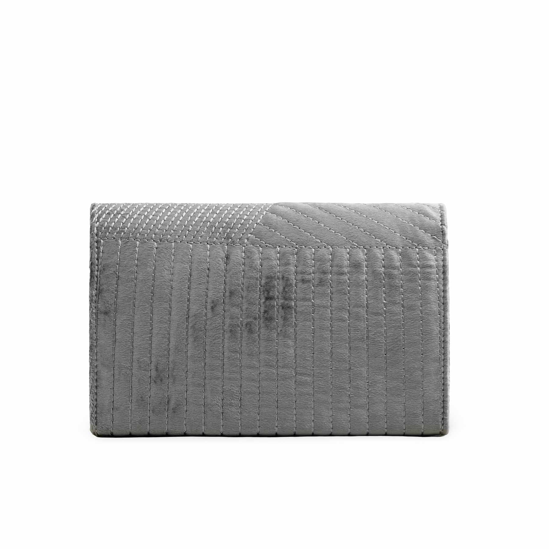 Grey Casual Shoulder Bag P56270 - Image 4