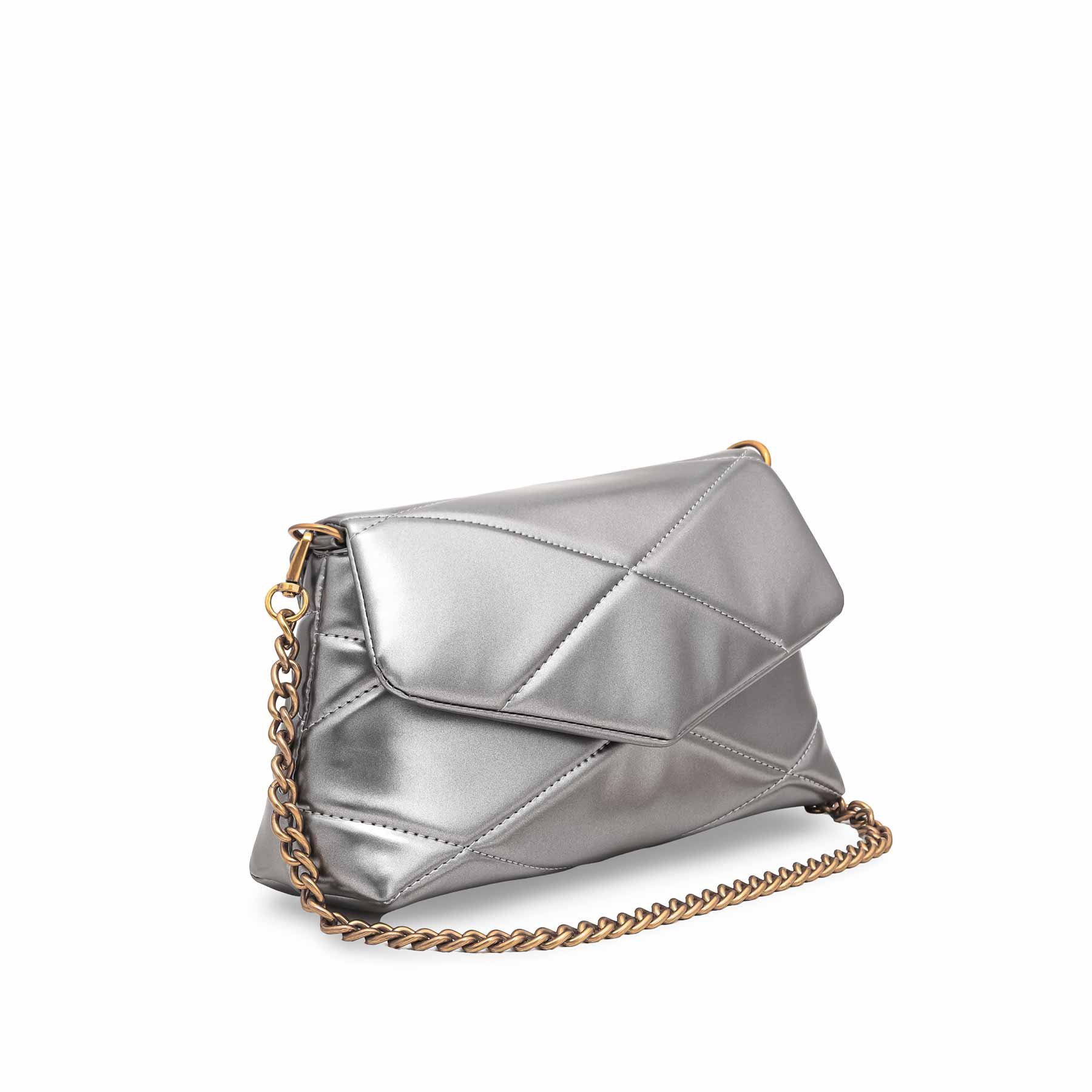 Grey Casual Shoulder Bag P60308 - Image 2