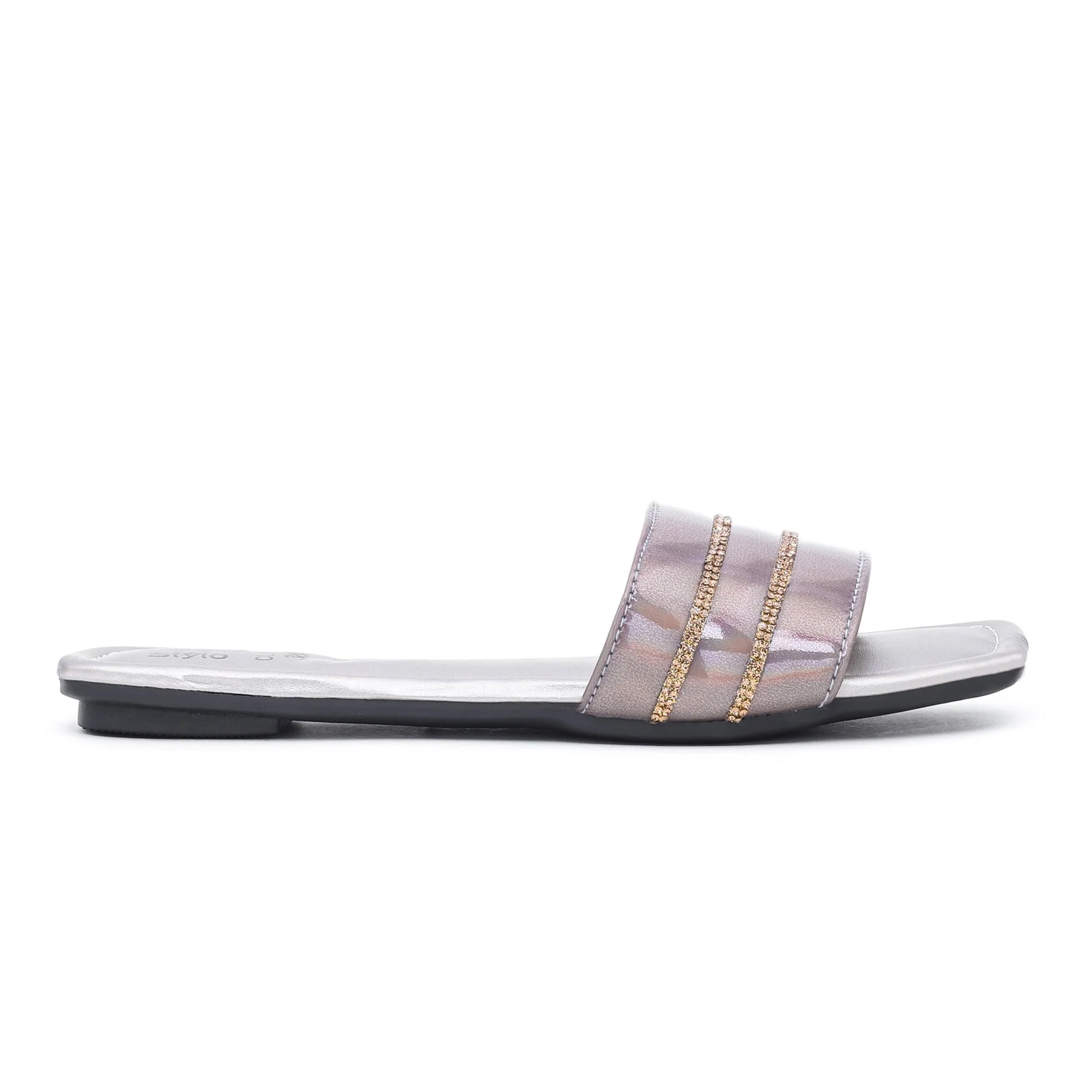 Grey Casual Slipper CL1504 - Image 2