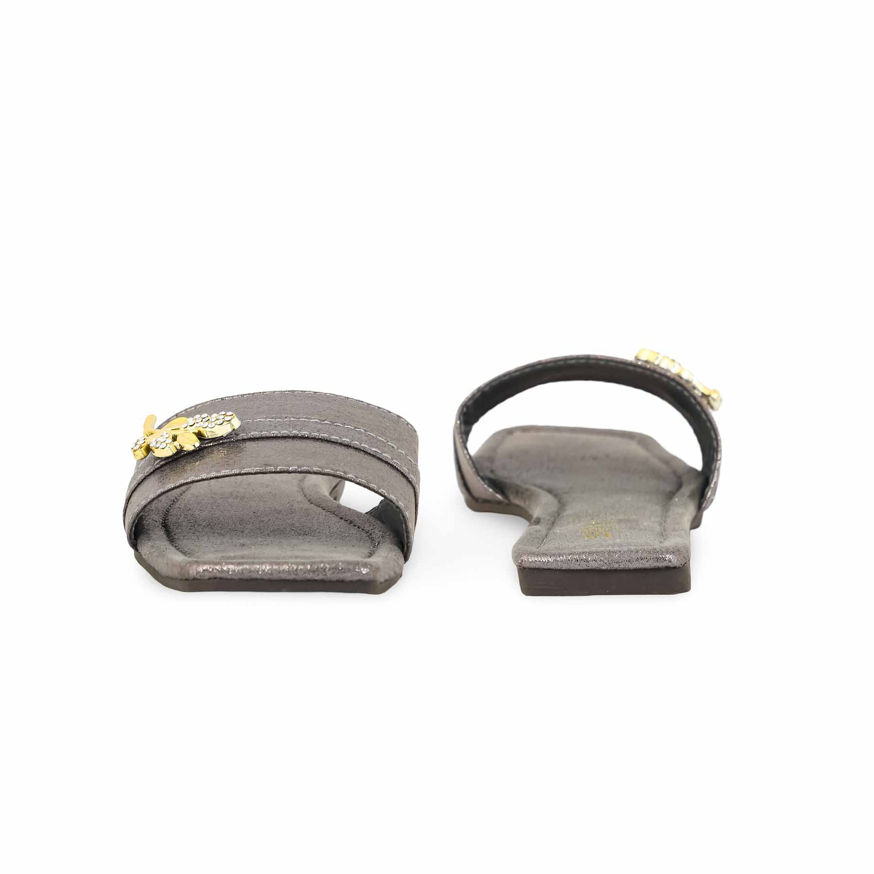 Grey Casual Slipper CL1874 - Image 4