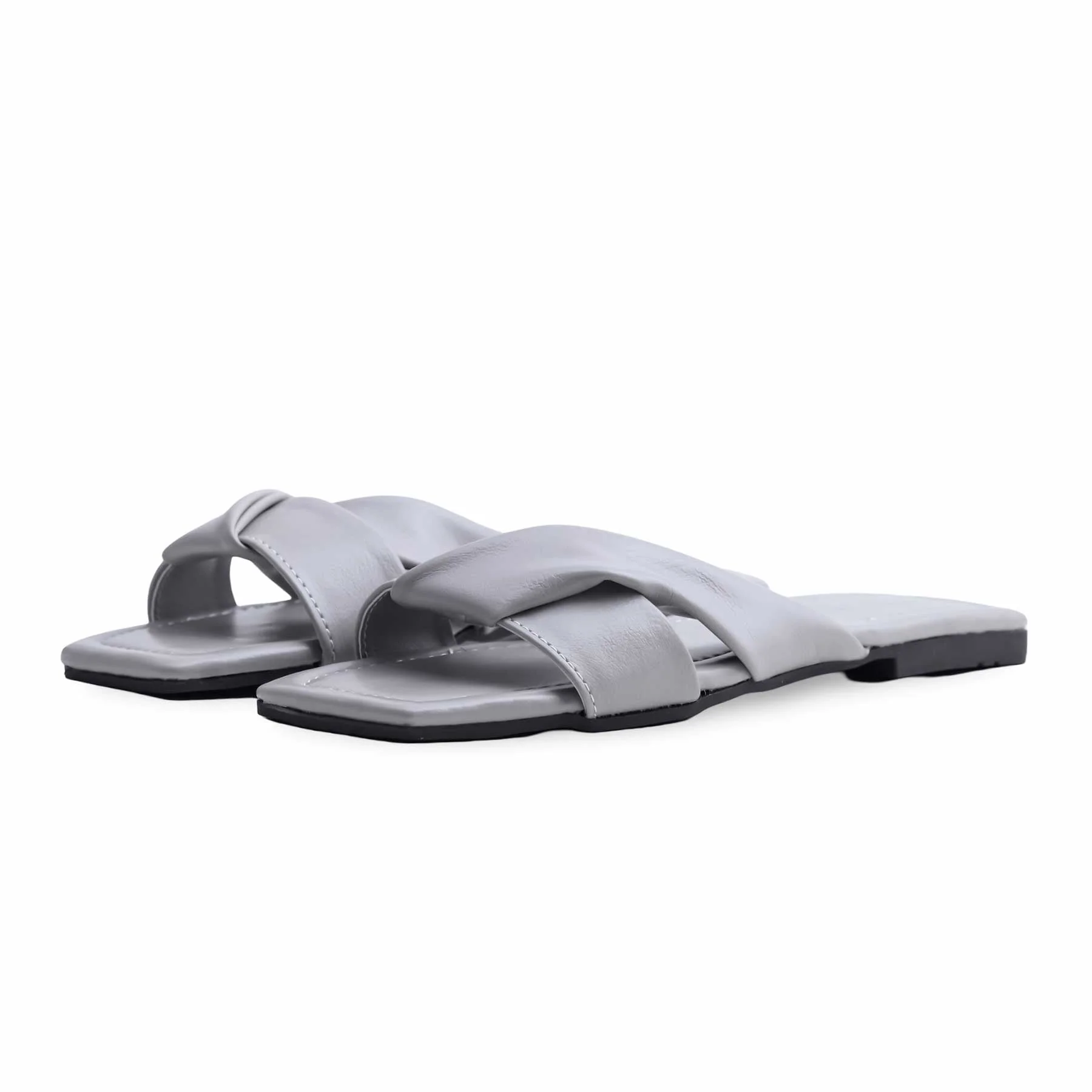 Grey Casual Slipper CL1913 - Image 2